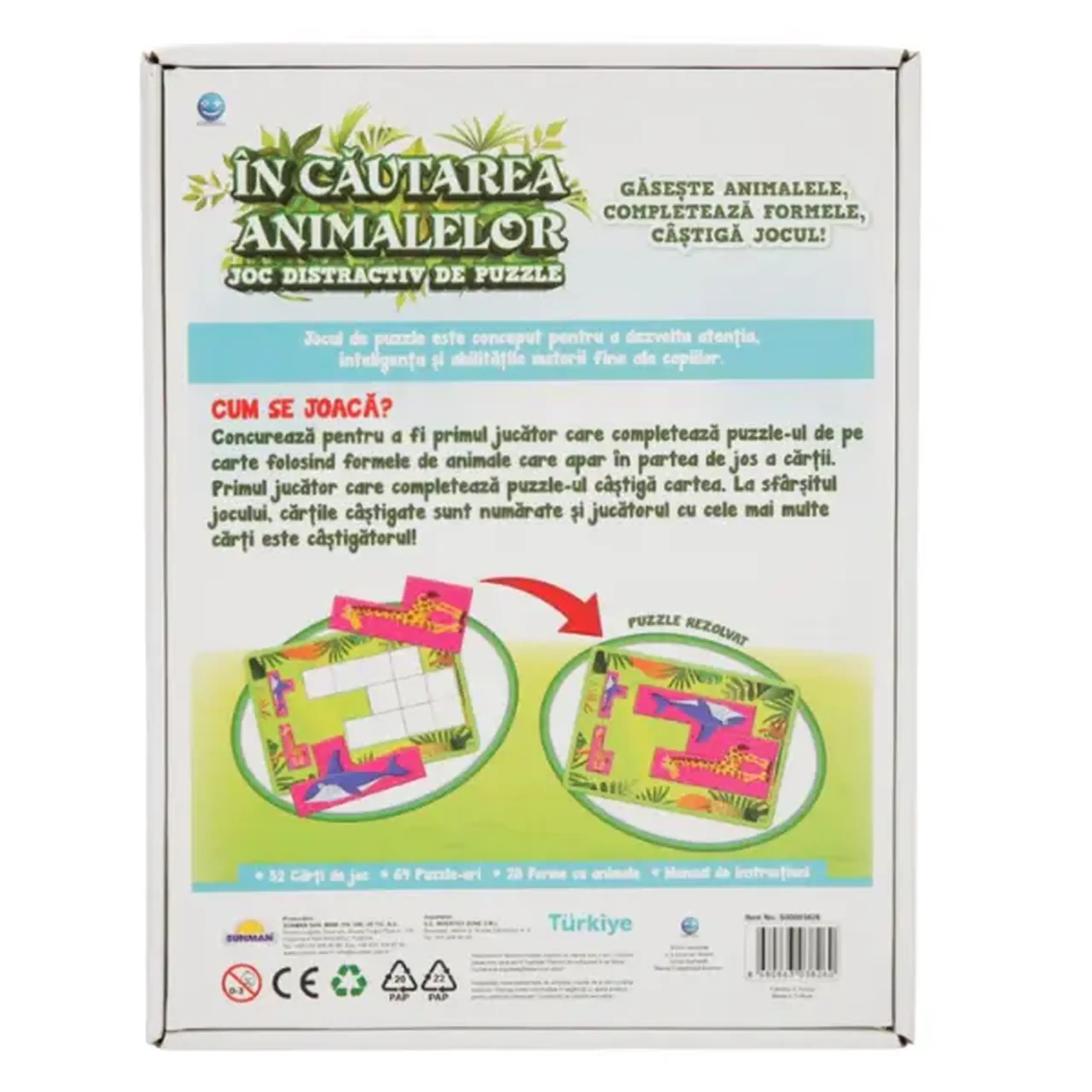 Joc de puzzle "În Căutarea Animalelor", (ro), Smile Games