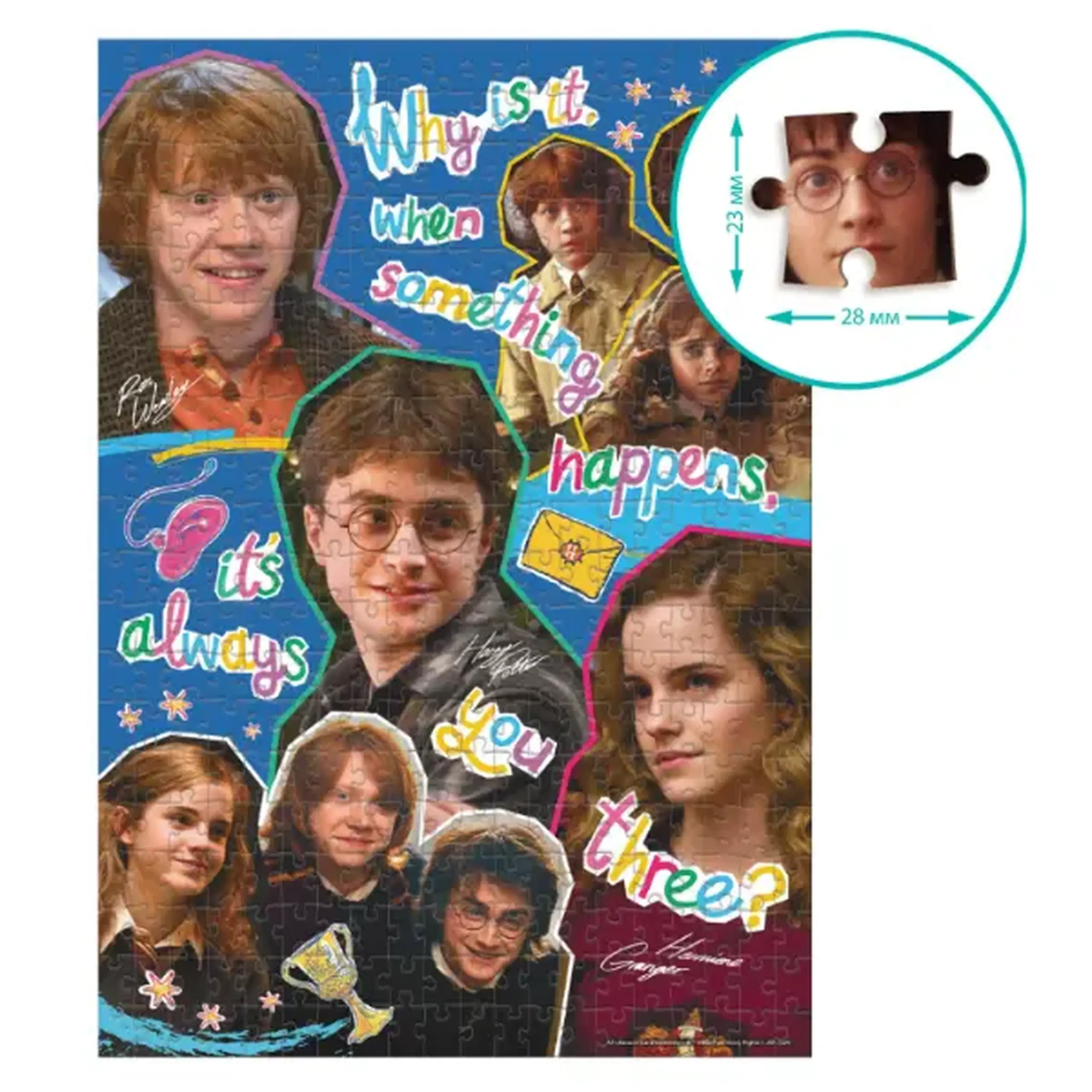 Puzzle "Întotdeauna acești trei", seria Harry Potter, 400 elem.