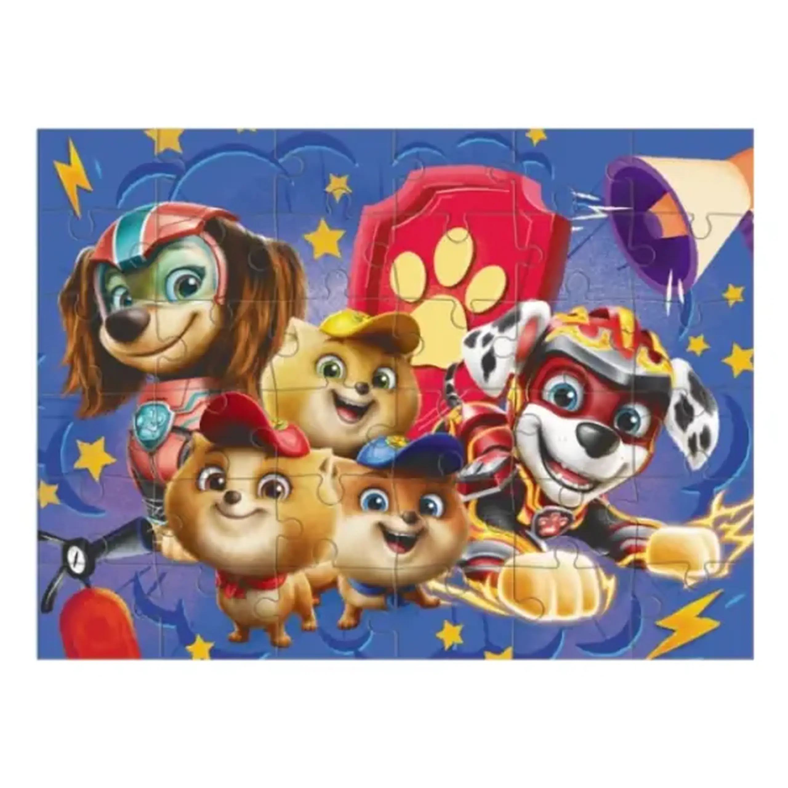 Puzzle 2 în 1 "Păstrăm lumea în siguranță", seria Patrula cățelușilor, 24 și 36 elem.