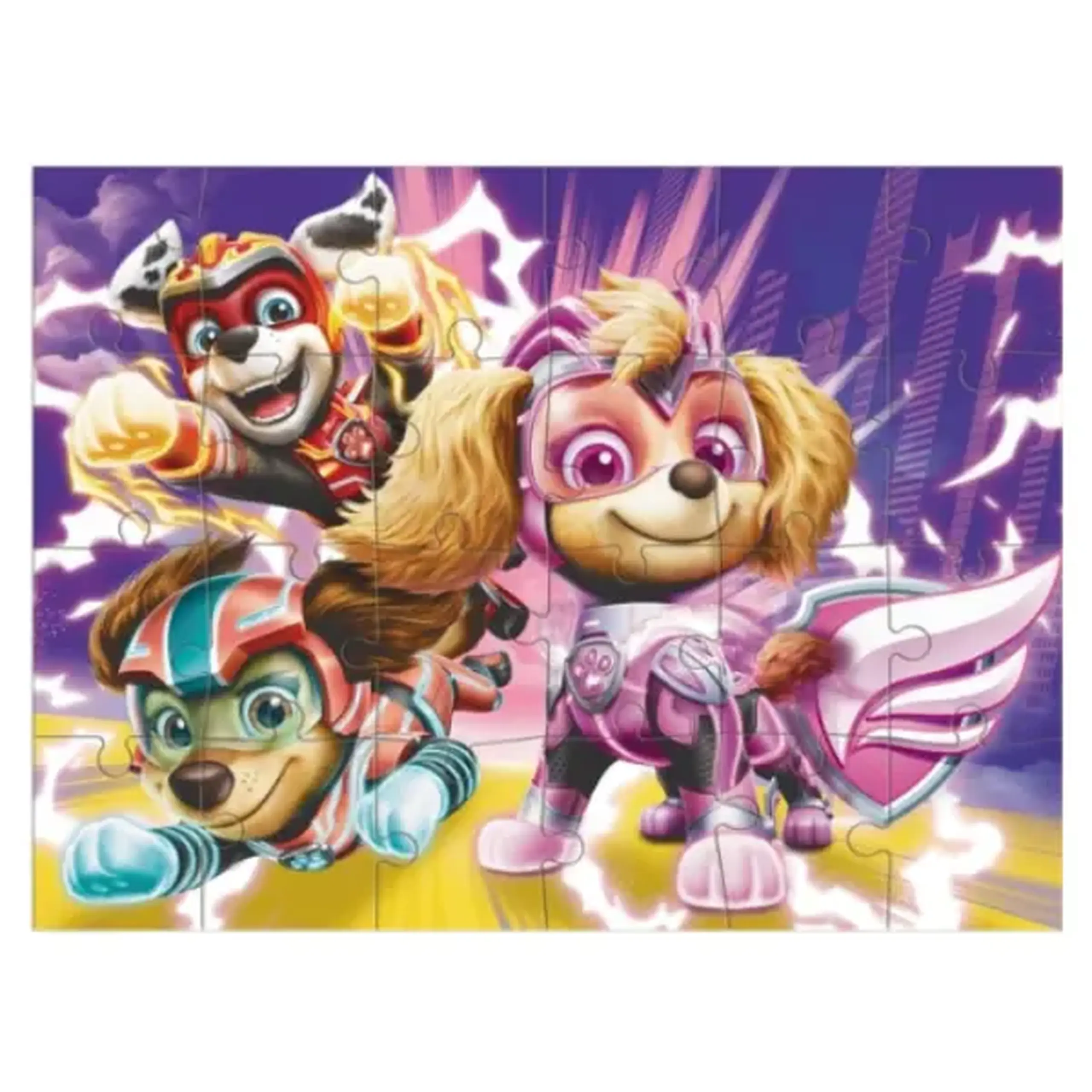 Puzzle 2 în 1 "Păstrăm lumea în siguranță", seria Patrula cățelușilor, 24 și 36 elem.