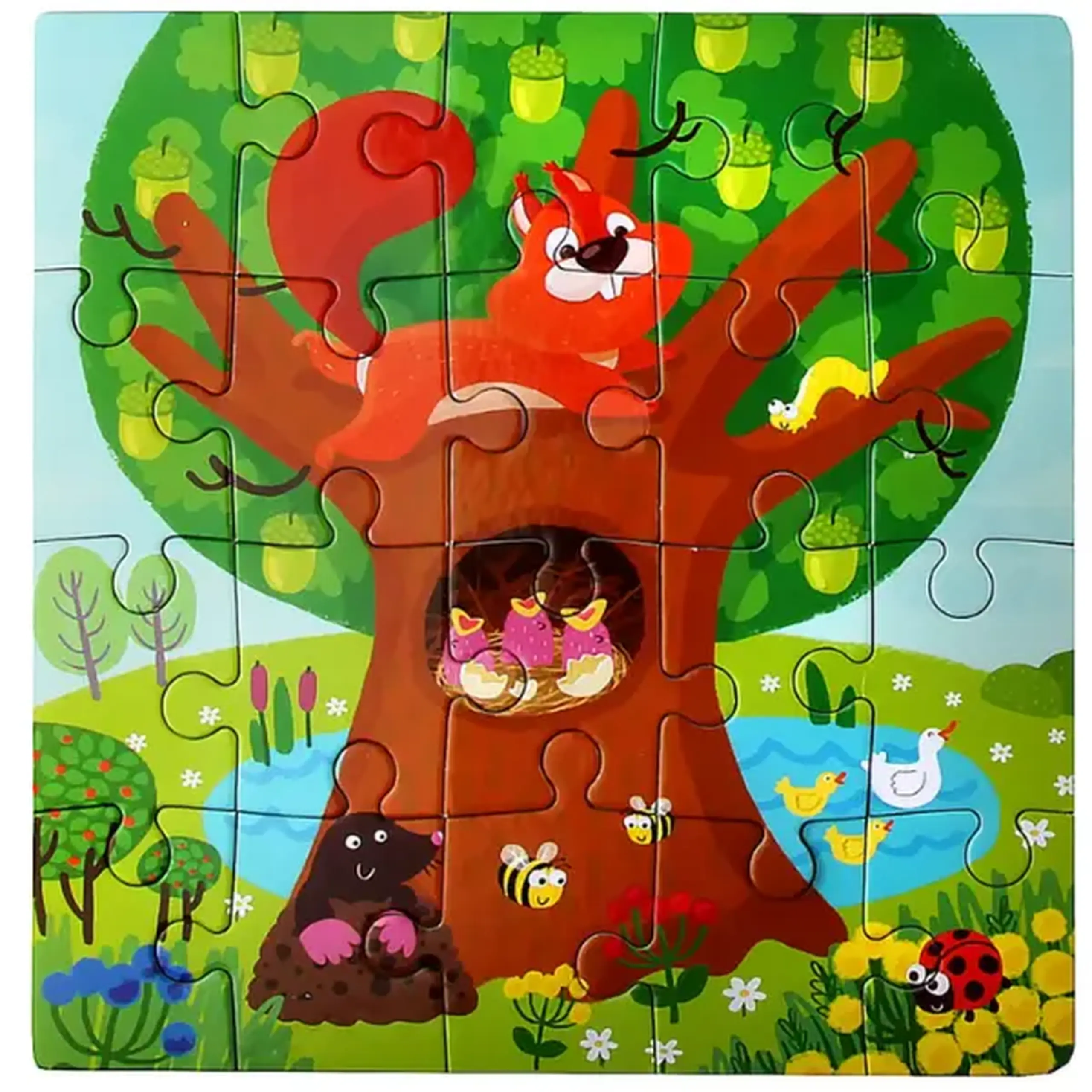 Puzzle 4 în 1 "Anotimpuri", 72 el.