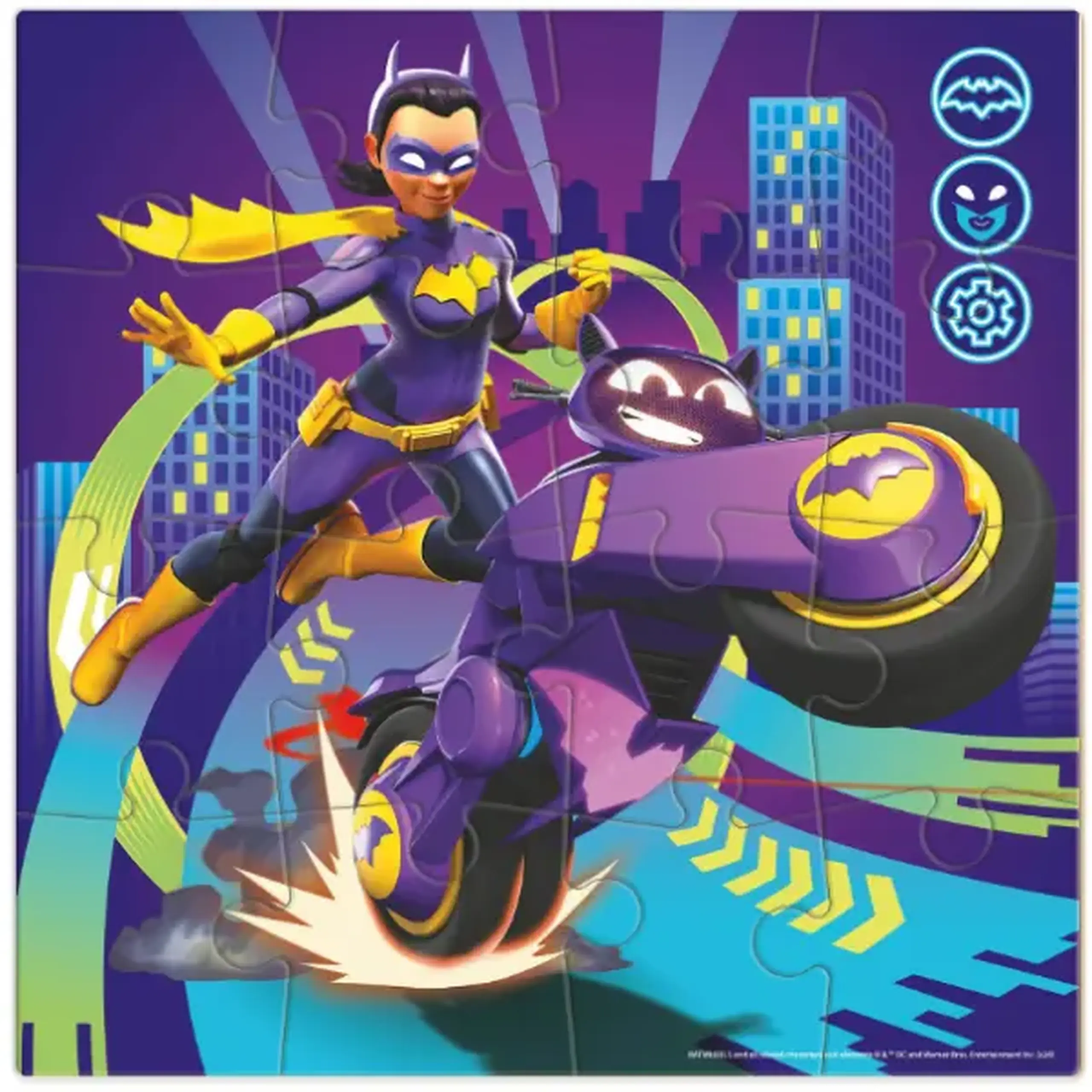 Puzzle "Batwheels: Motocicleta Batgirl Bibi", seria Progressive, 16 el.