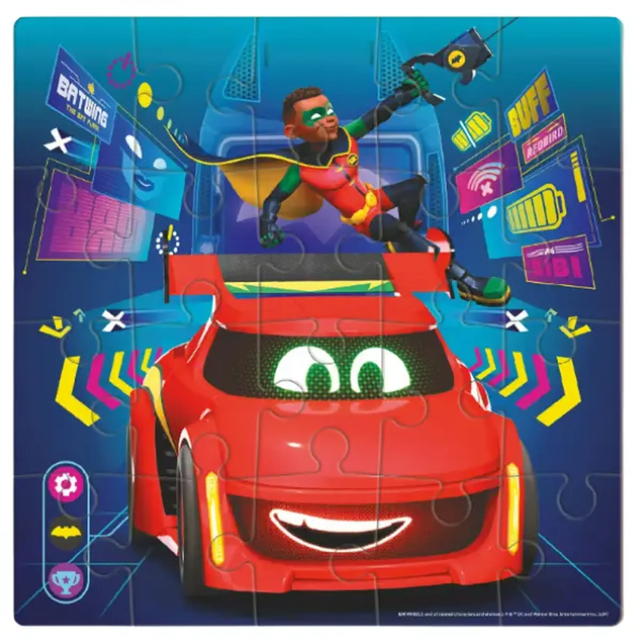 Puzzle "Batwheels: Pasărea Roșie Red", seria Progressive, 20 el.