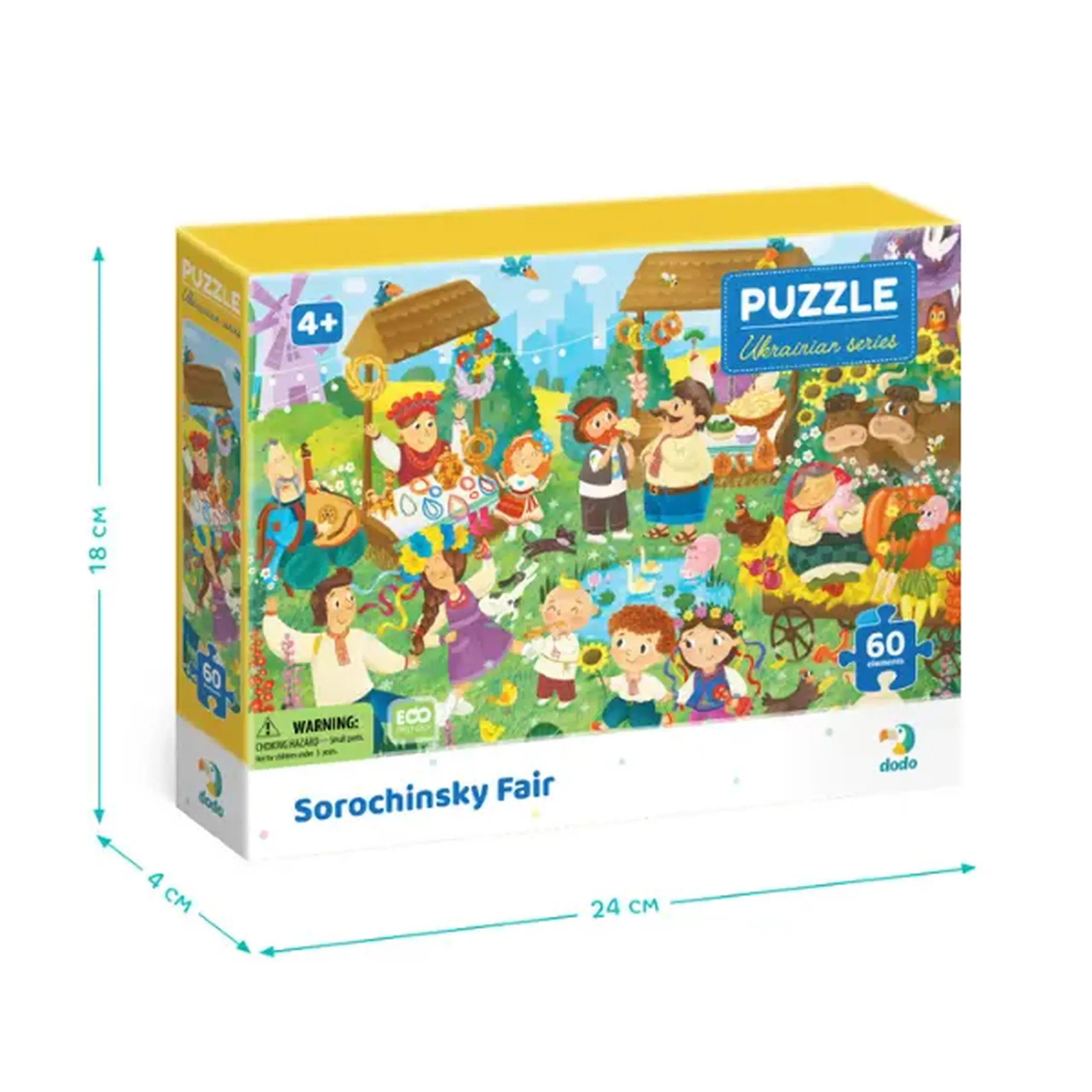 Puzzle de dezvoltare "Târgul", 60 elem.