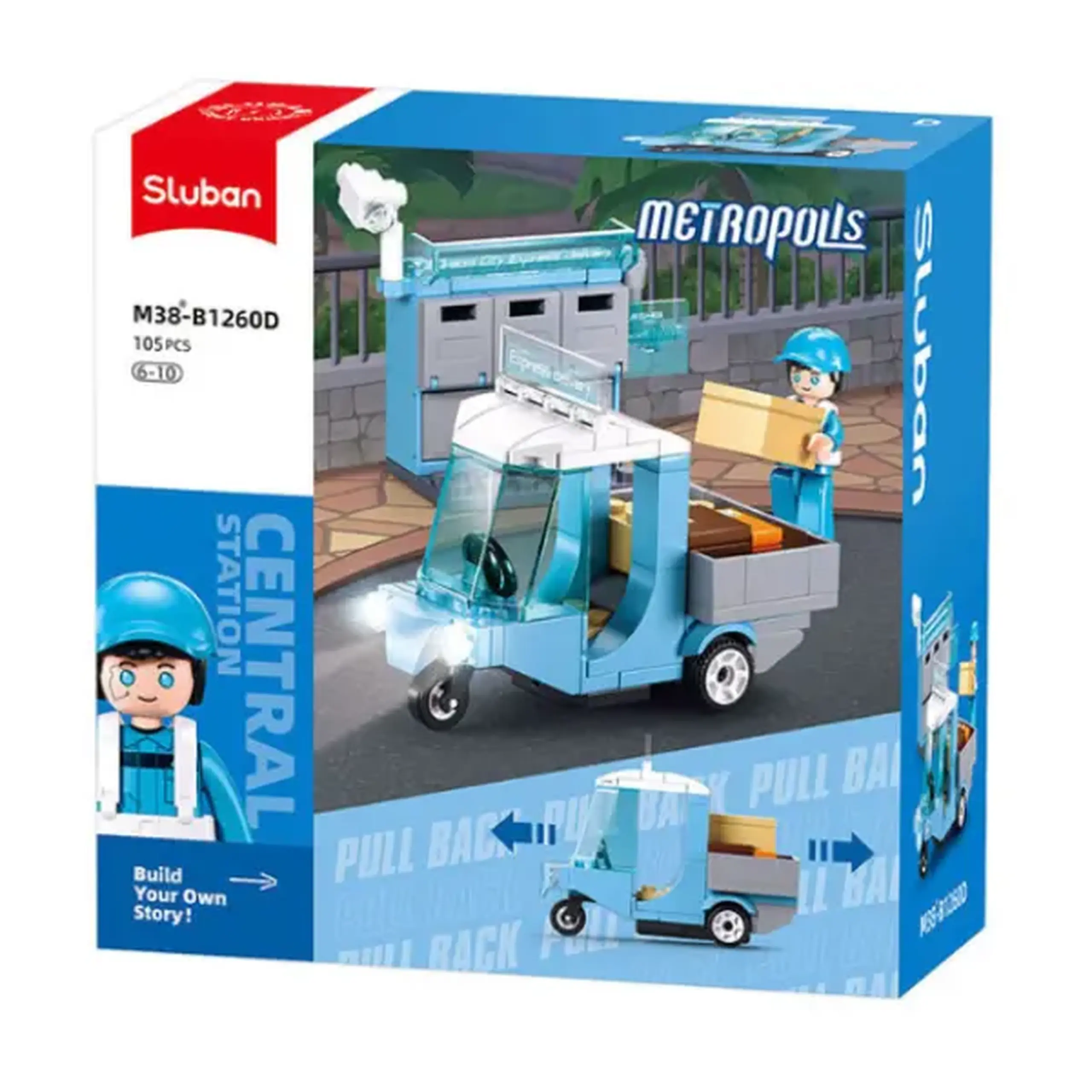 Set de construcție "Servicii urbane", 4 modele, de la 94 pînă la 105 elem.