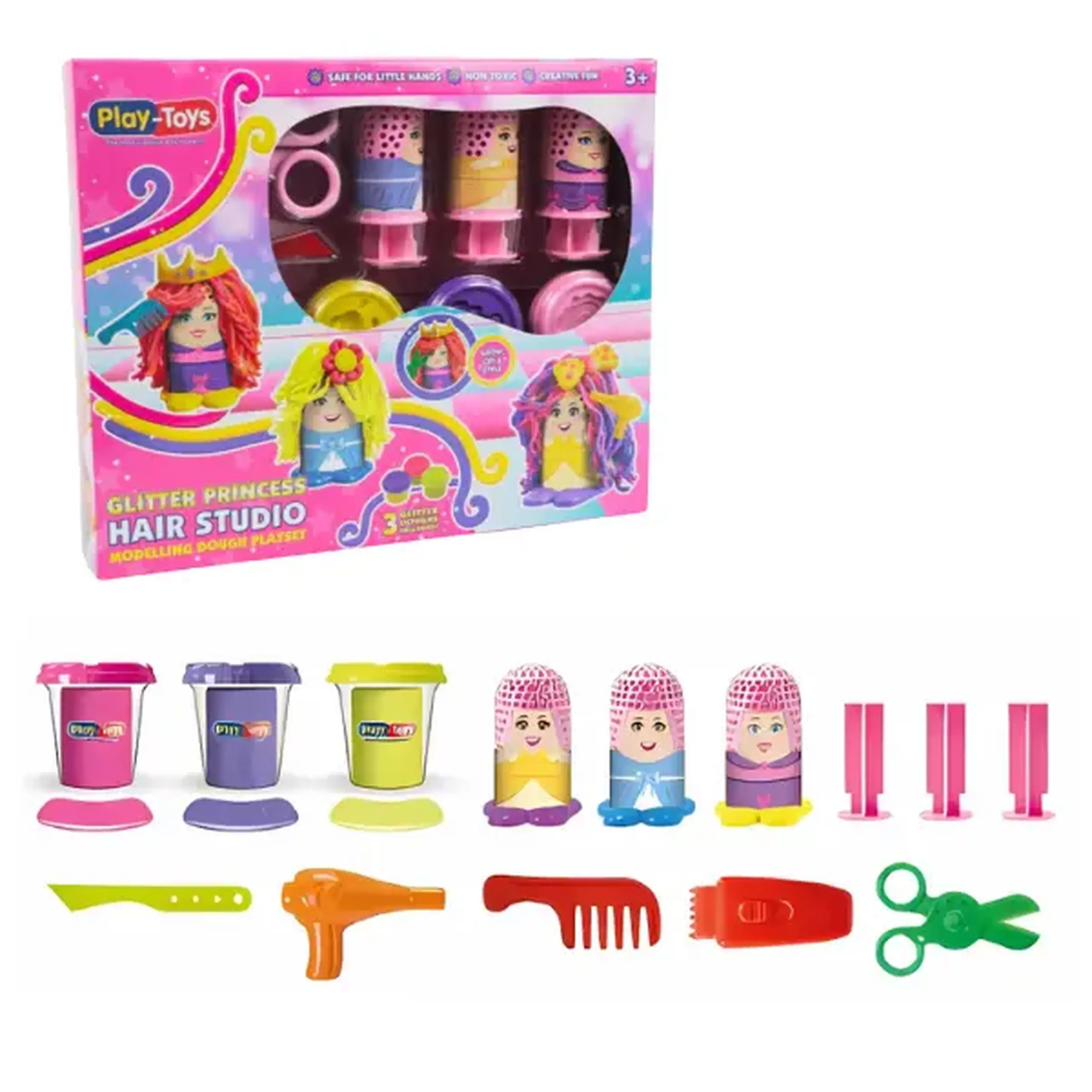 Set de modelare "Prințesa cu păr strălucitor"