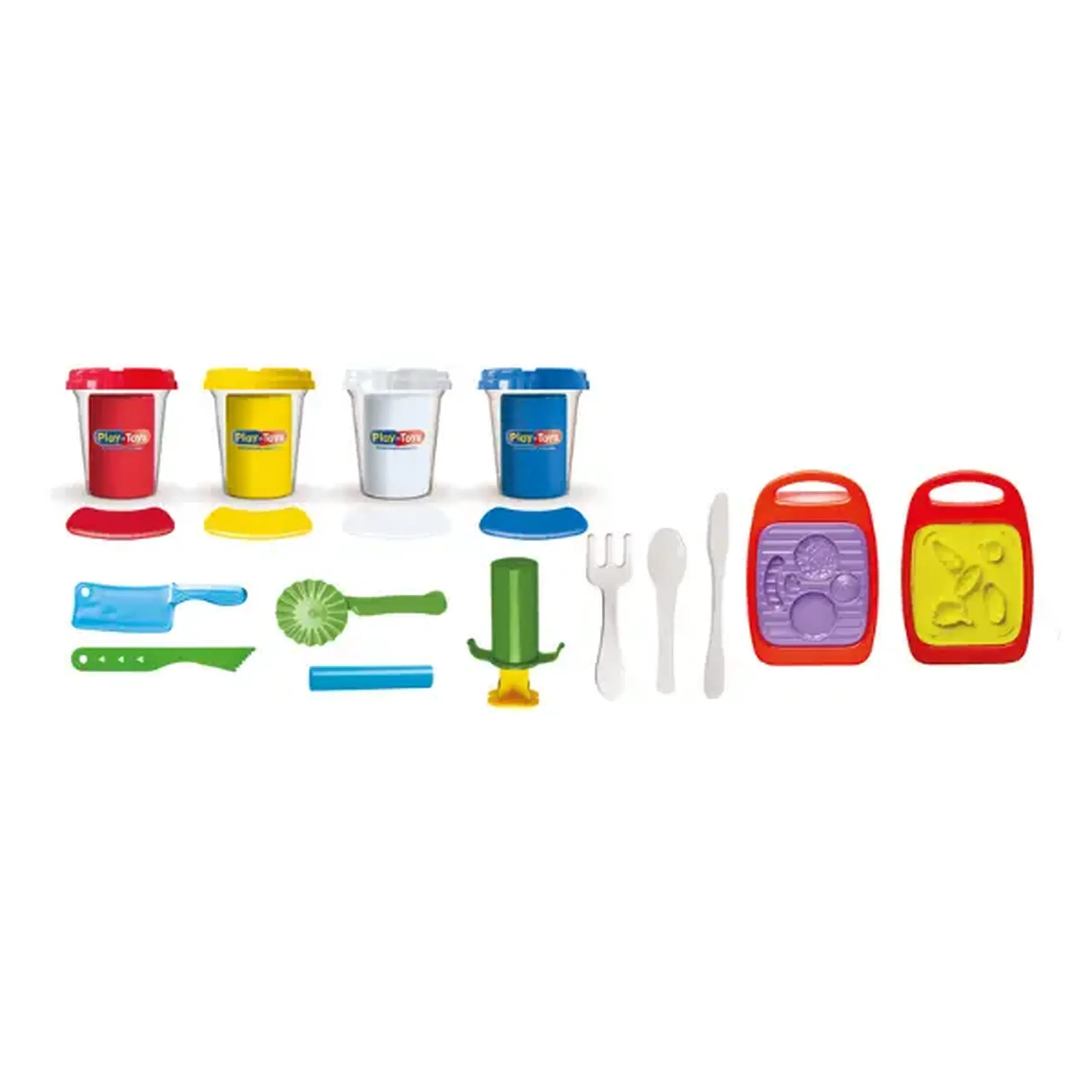 Set de modelare 2-în-1 "Burger și Paste"