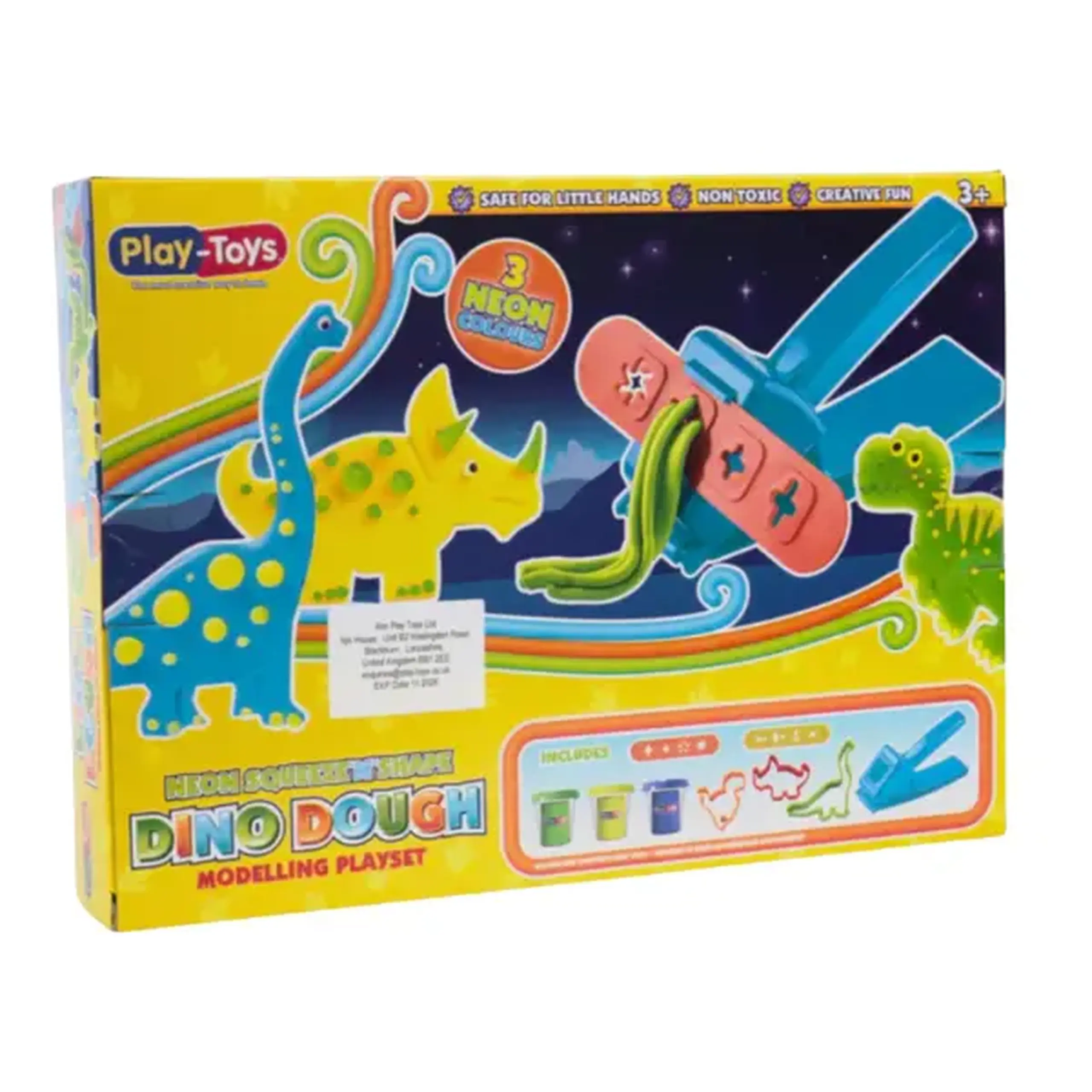 Set de modelare "Unicorn Strălucitor" și "Dinozauri Neon” (as.)