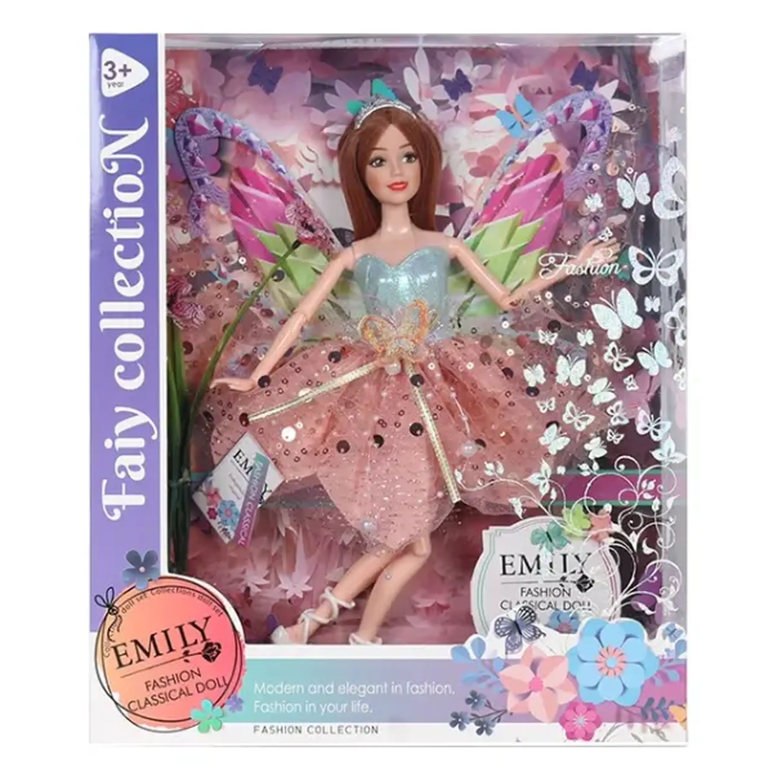 Păpușa "Emily - Zână" cu accesorii