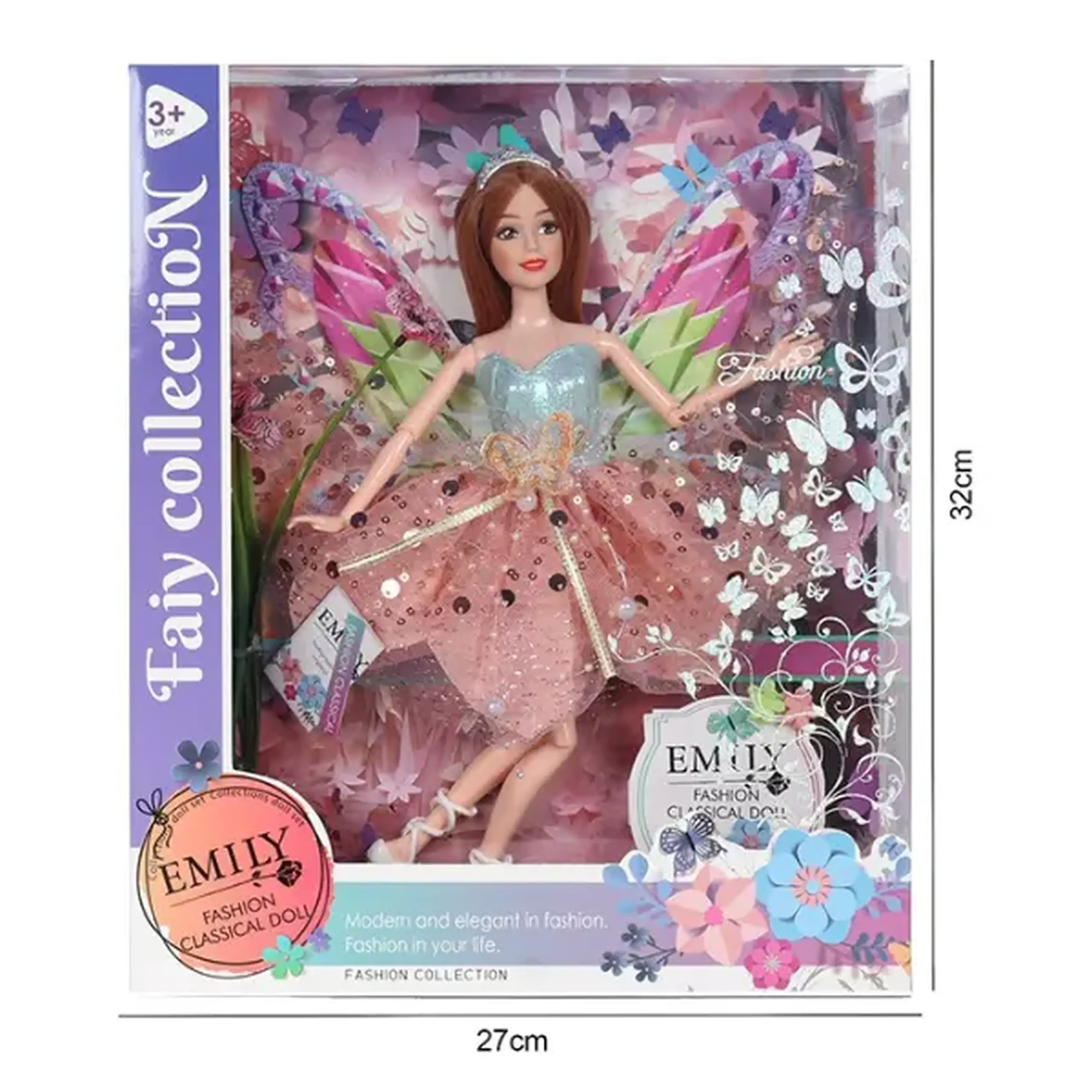 Păpușa "Emily - Zână" cu accesorii