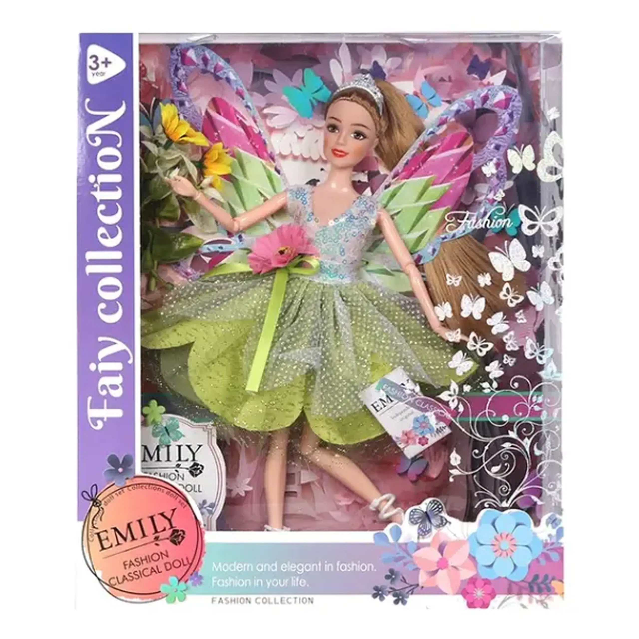 Păpușa "Emily - Zână" cu accesorii