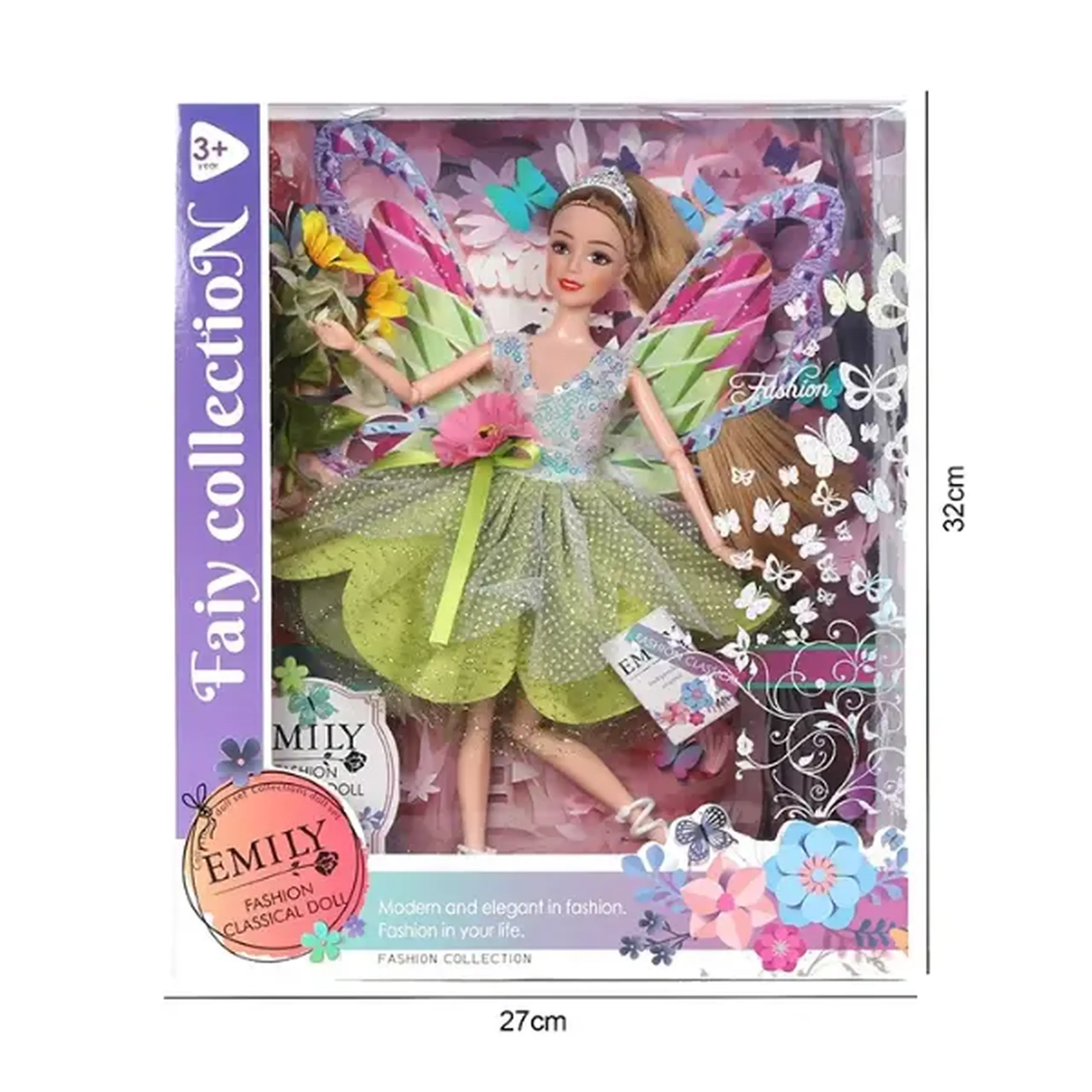 Păpușa "Emily - Zână" cu accesorii
