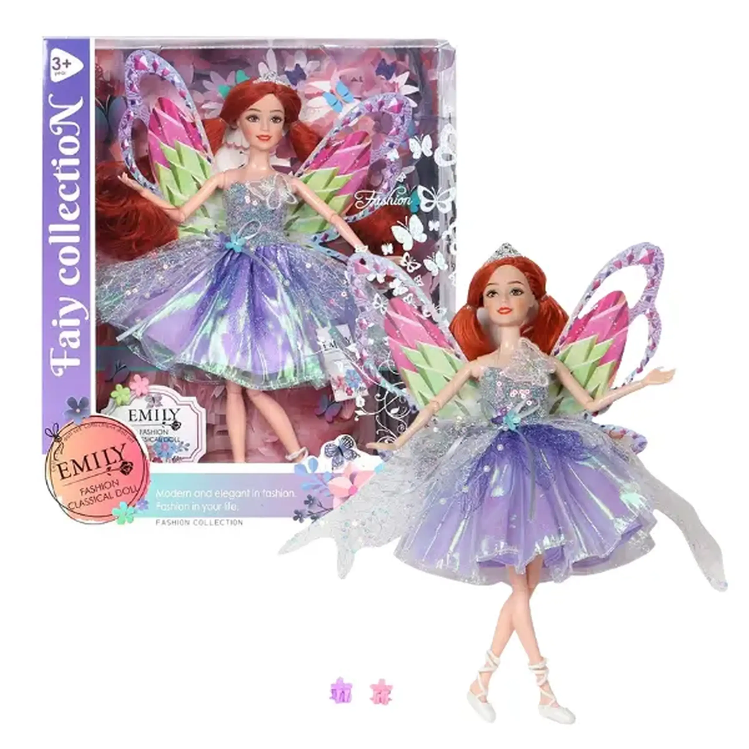 Păpușa "Emily - Zână" cu accesorii