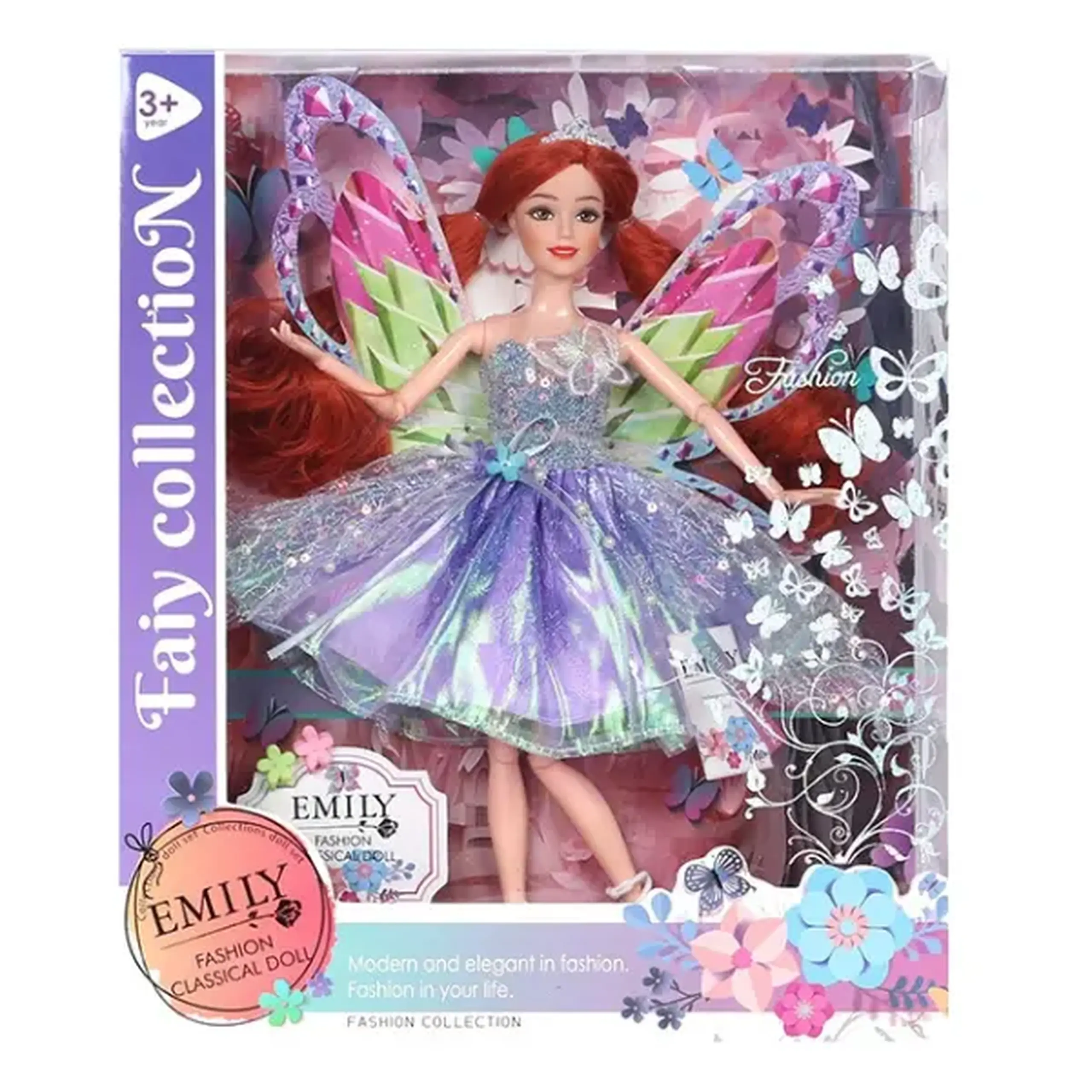 Păpușa "Emily - Zână" cu accesorii