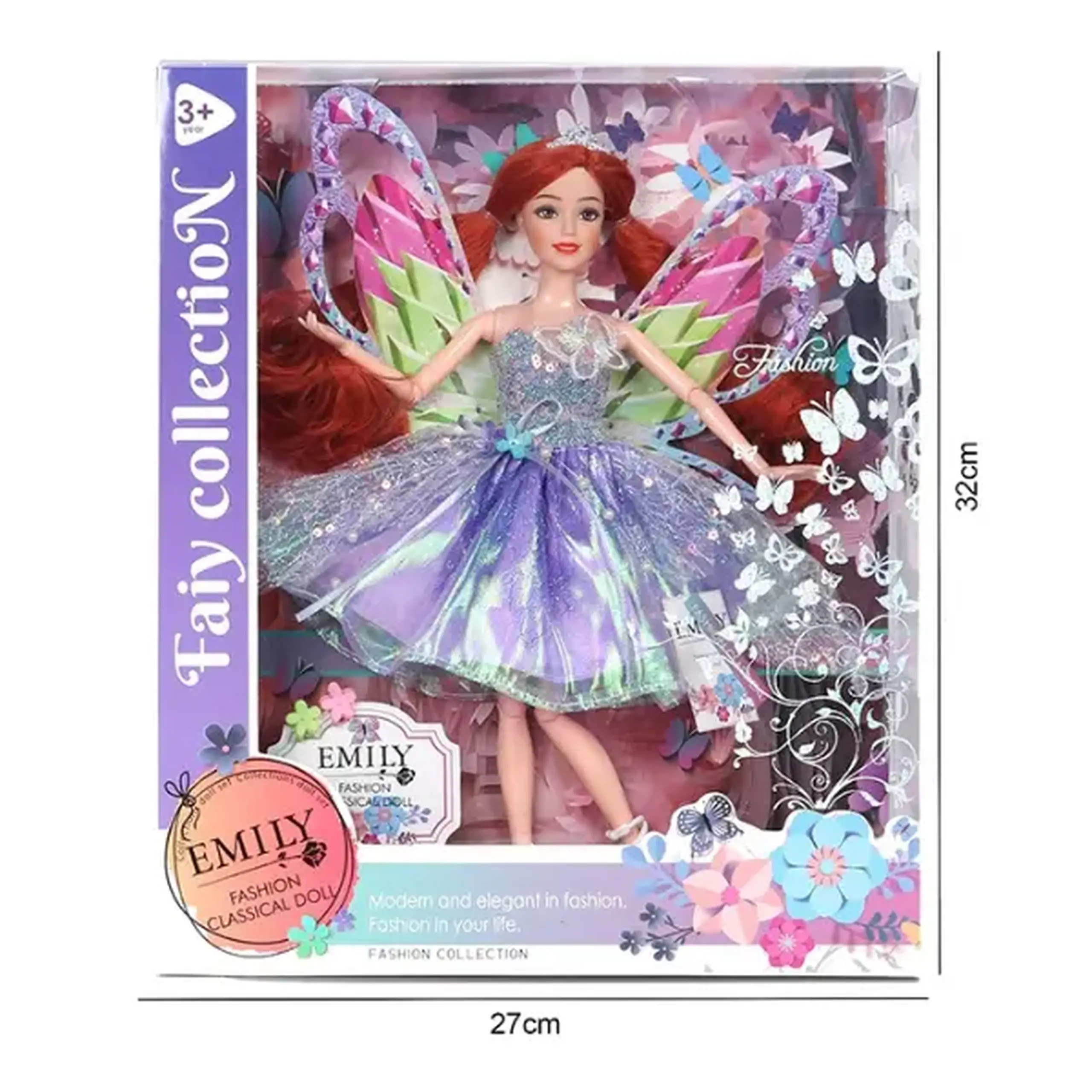 Păpușa "Emily - Zână" cu accesorii