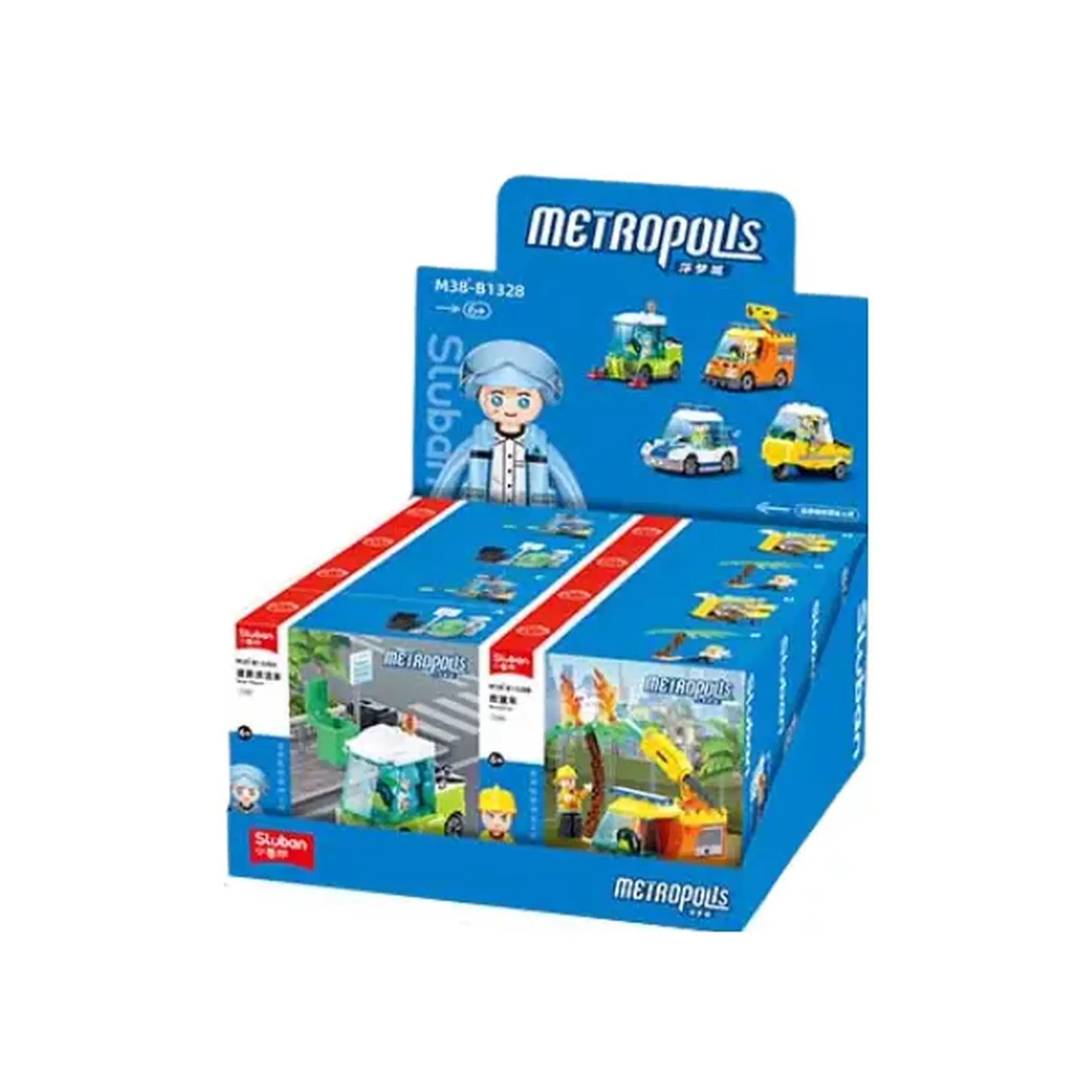 Set de construcție "Mini-mașinuță ", 4 modele, de la 51 pînă la 100 elem.