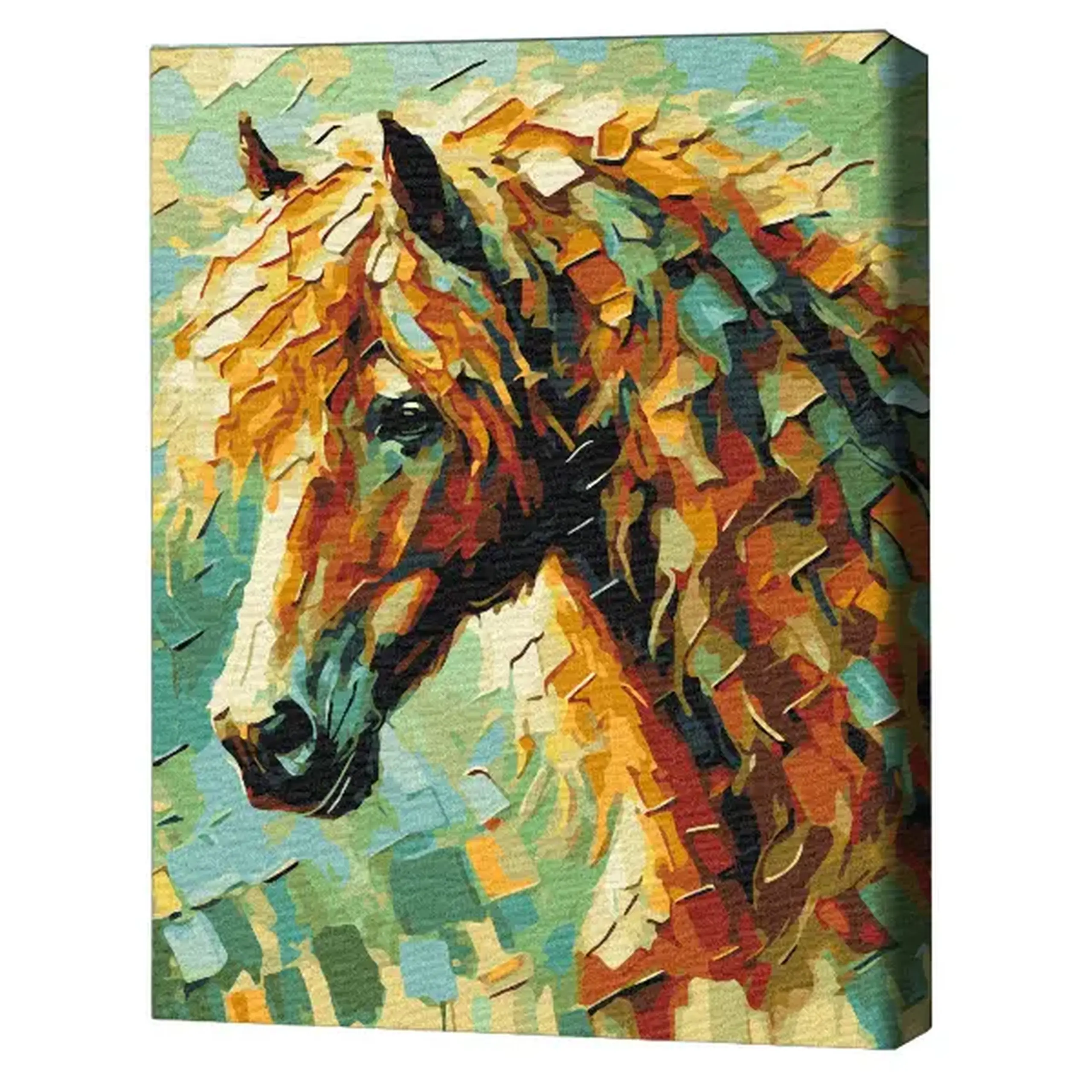 Pictură pe numere 40х50 cm (fără cutie) – Cal, Oleg Loburak