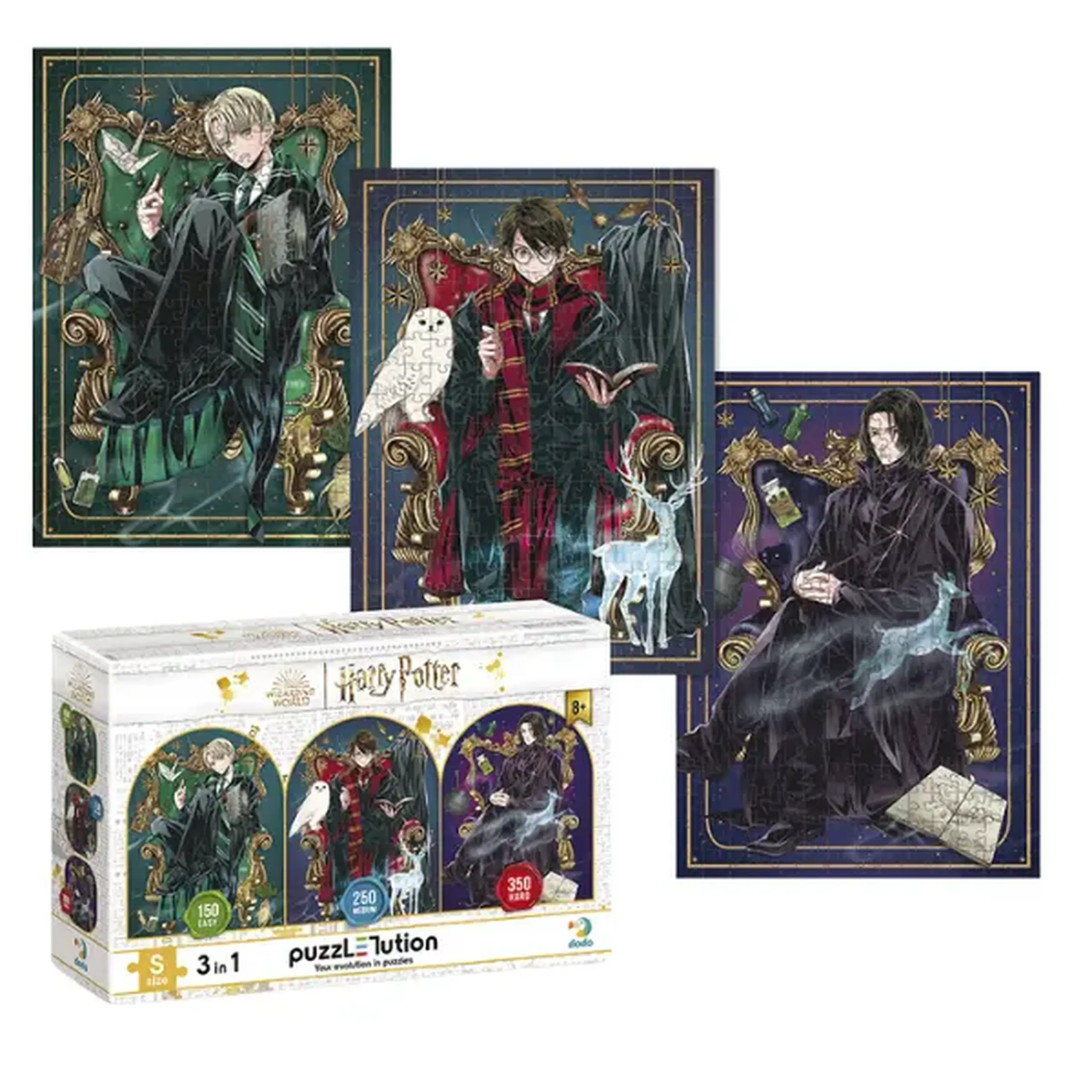 Puzzle "Dinastia vrăjitorilor", seria Harry Potter, 150, 250, 350 elem.