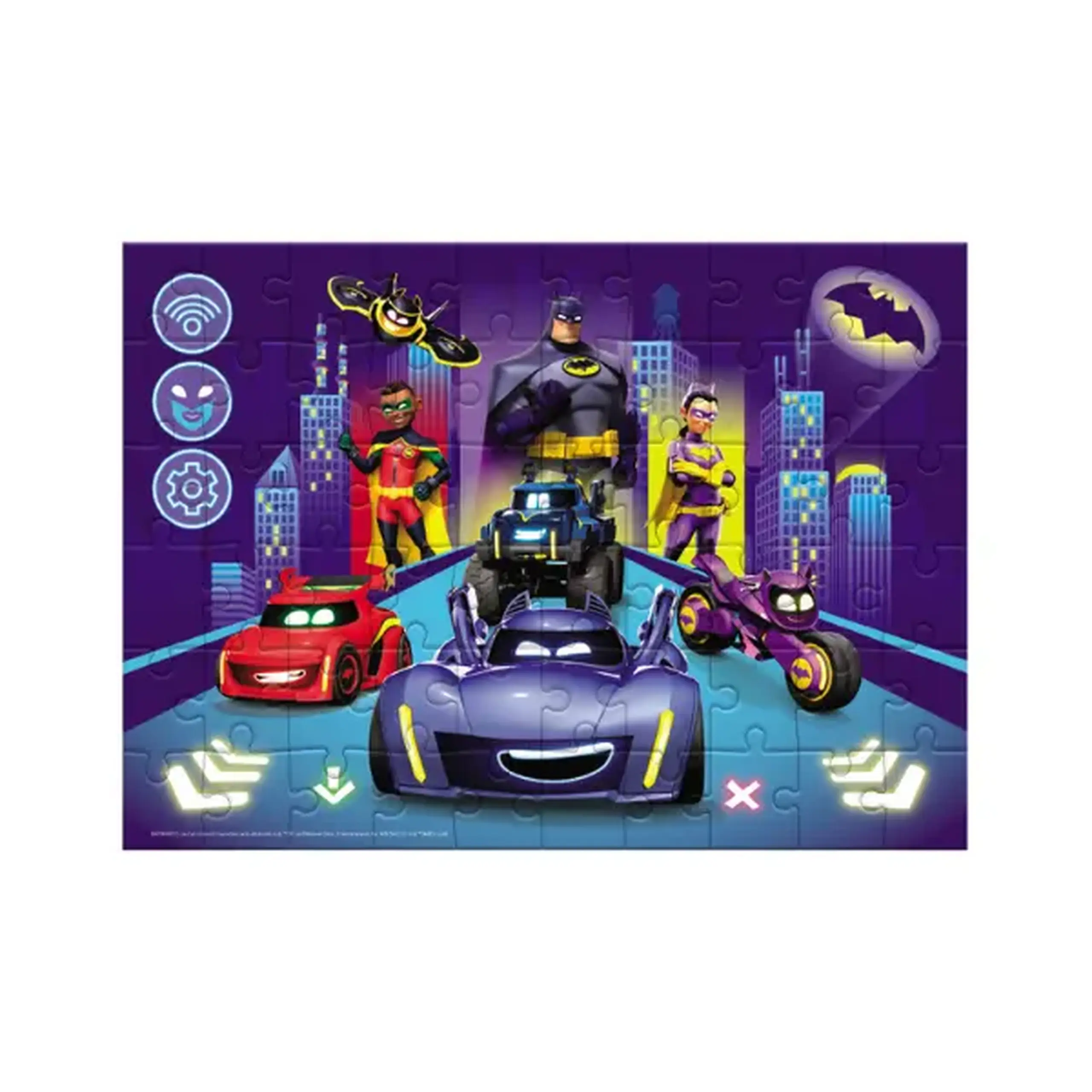Puzzle "Batwheels: Originea Batwheels", 60 elem.