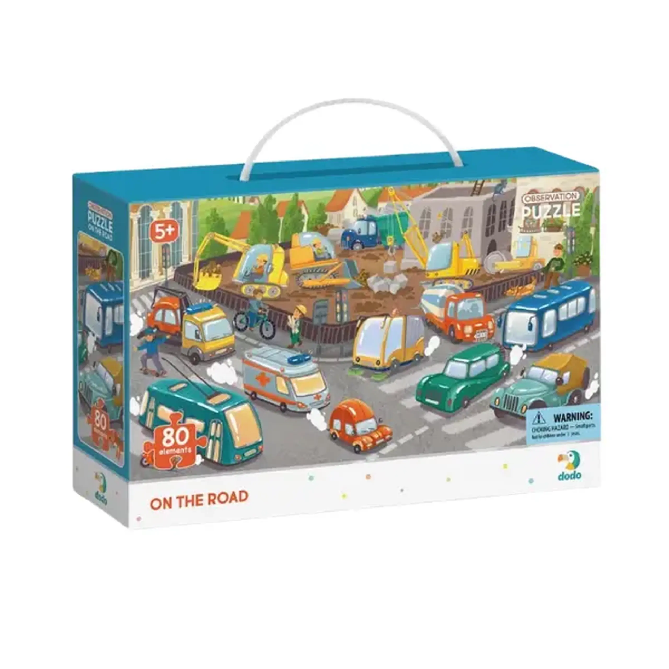 Puzzle "Atenție pe drum", seria Observation, 80 elem.