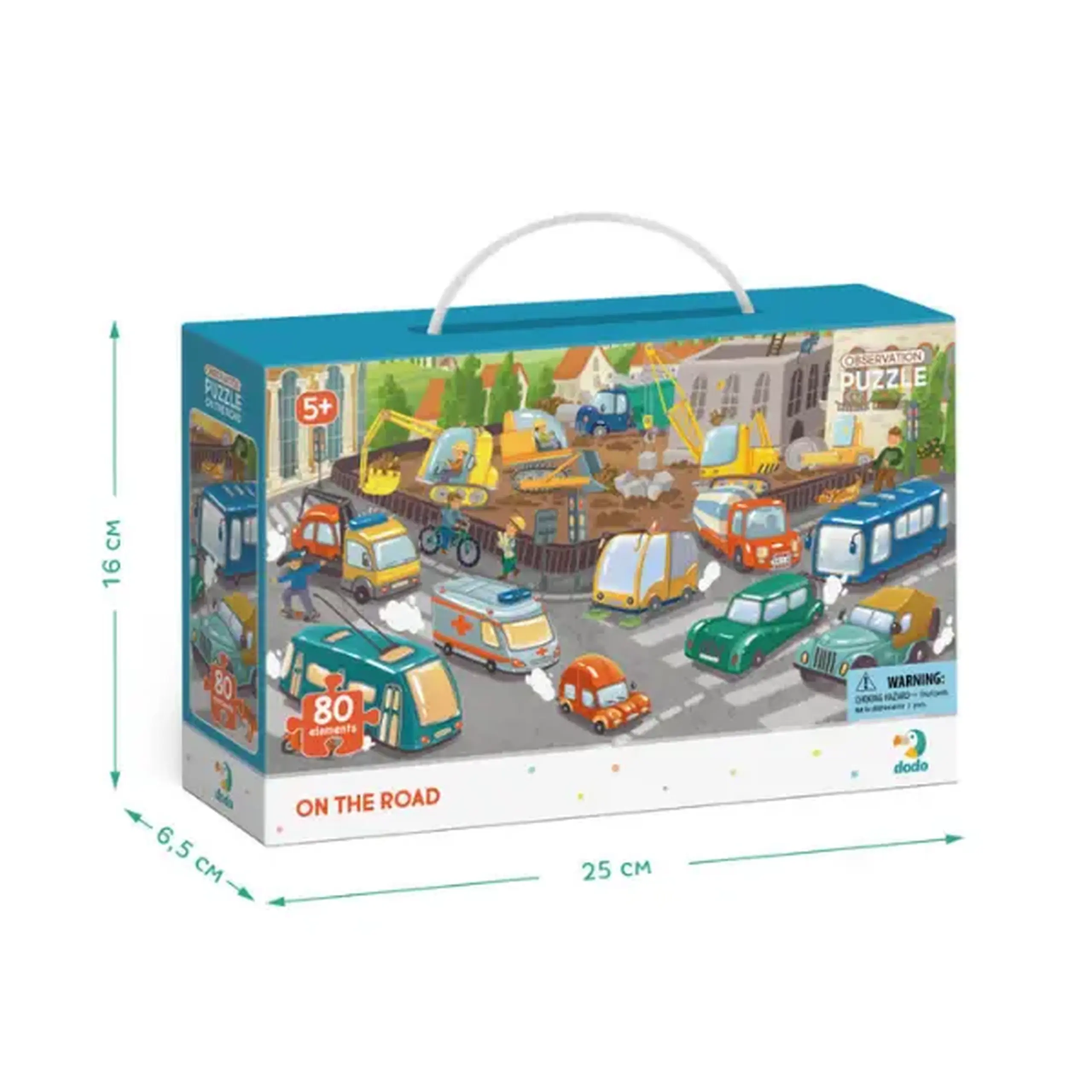 Puzzle "Atenție pe drum", seria Observation, 80 elem.