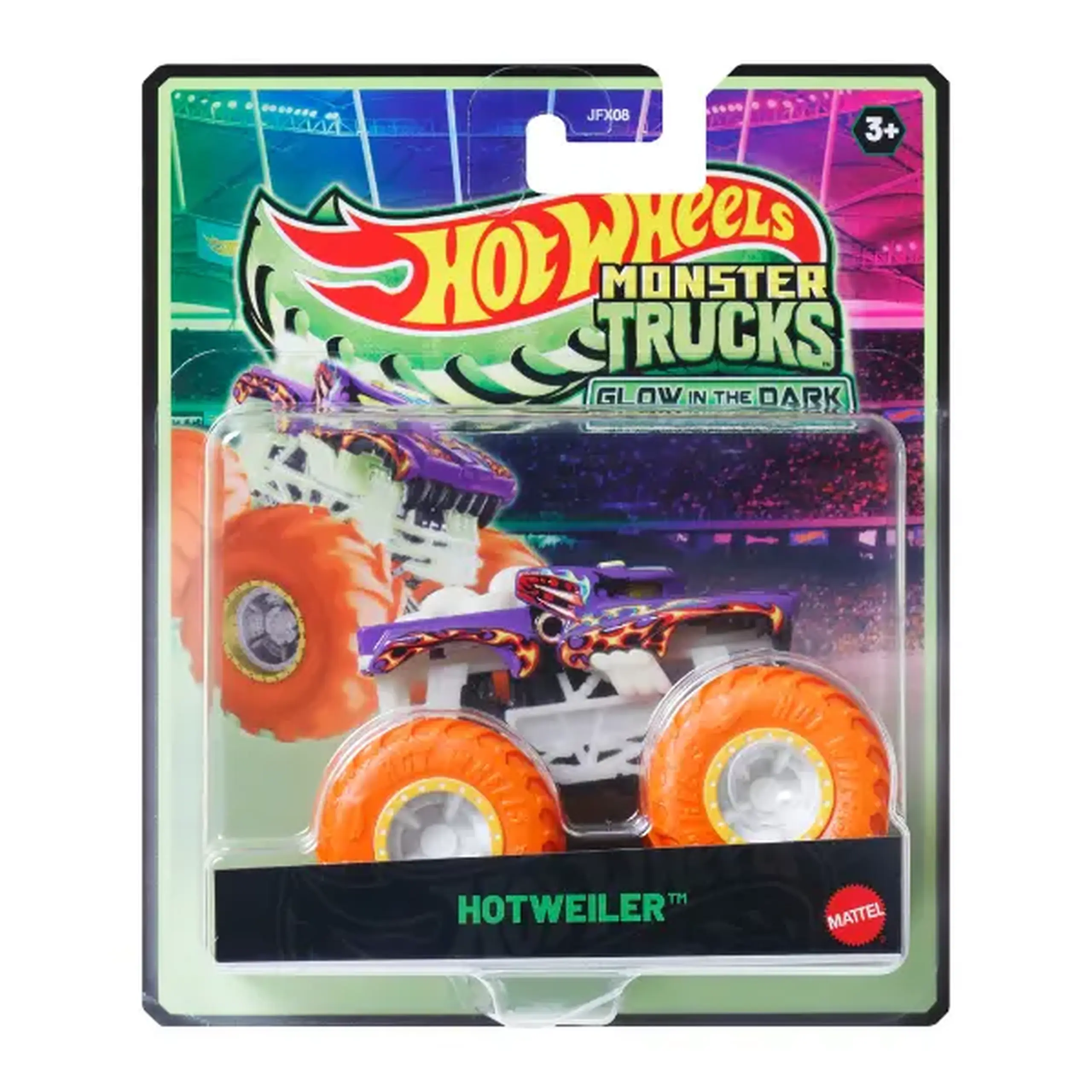 Hot Wheels Monster Trucks – Glow in the Dark (strălucește în întuneric), (as.)