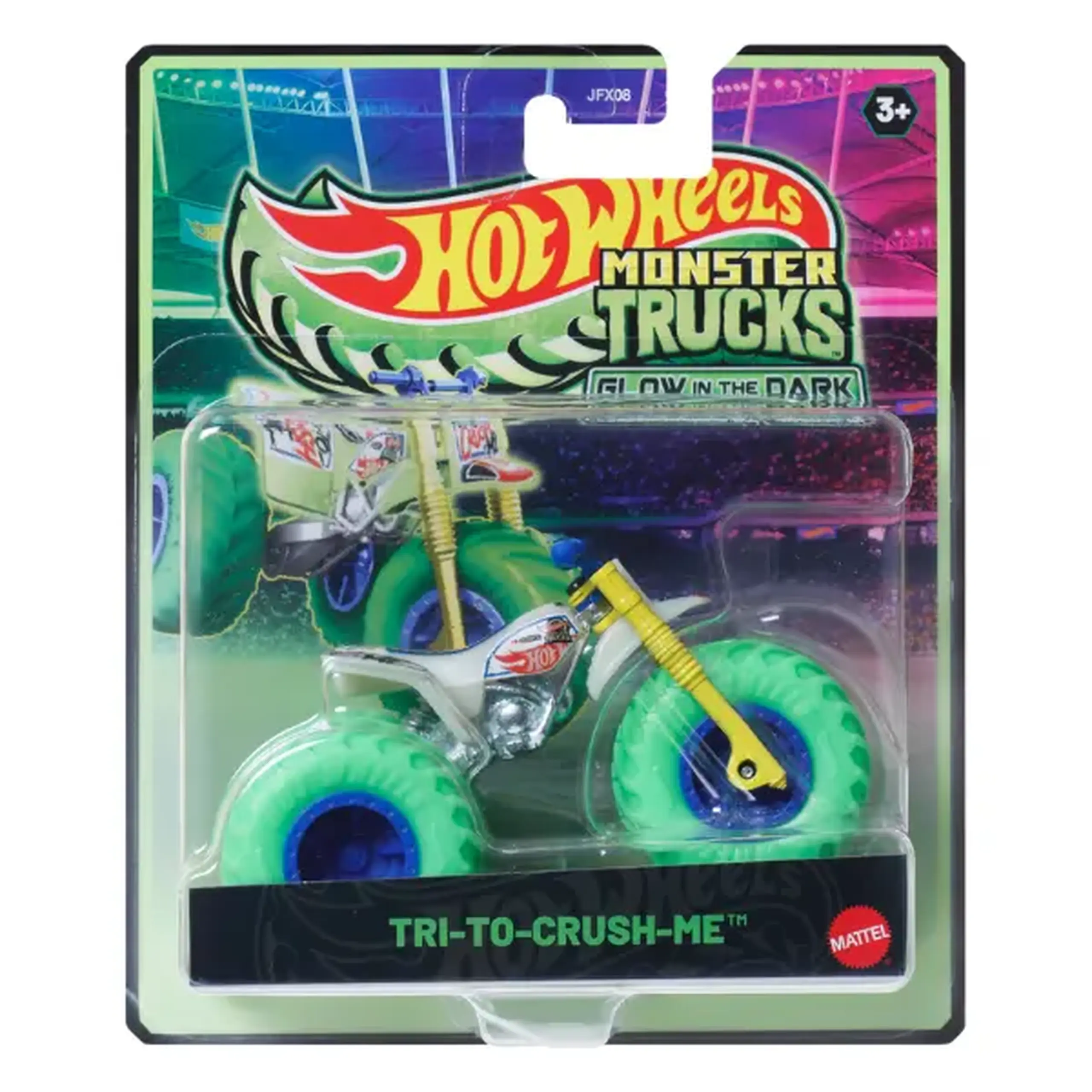 Hot Wheels Monster Trucks – Glow in the Dark (strălucește în întuneric), (as.)