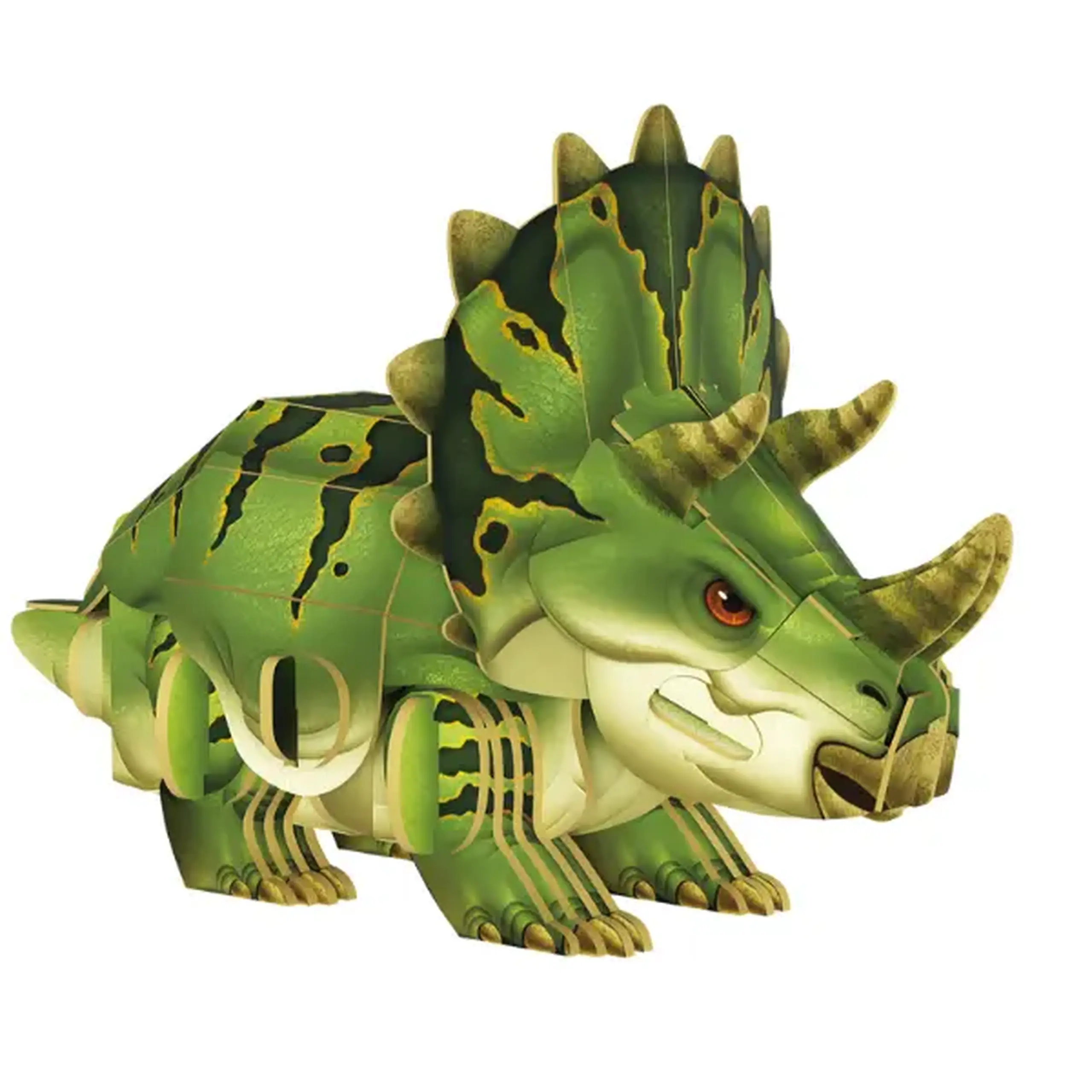 Puzzle 3D Triceratops – O călătorie fascinantă în lumea dinozaurilor, 61 piese