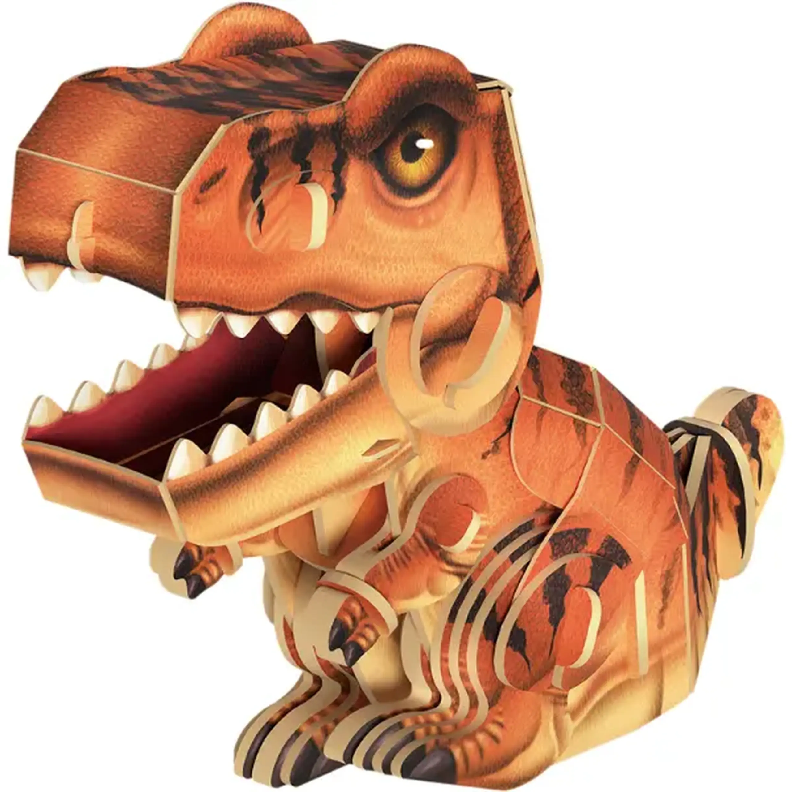 Puzzle 3D Tyrannosaurus Rex – Creează-ți propriul T-Rex impresionant, 47 piese