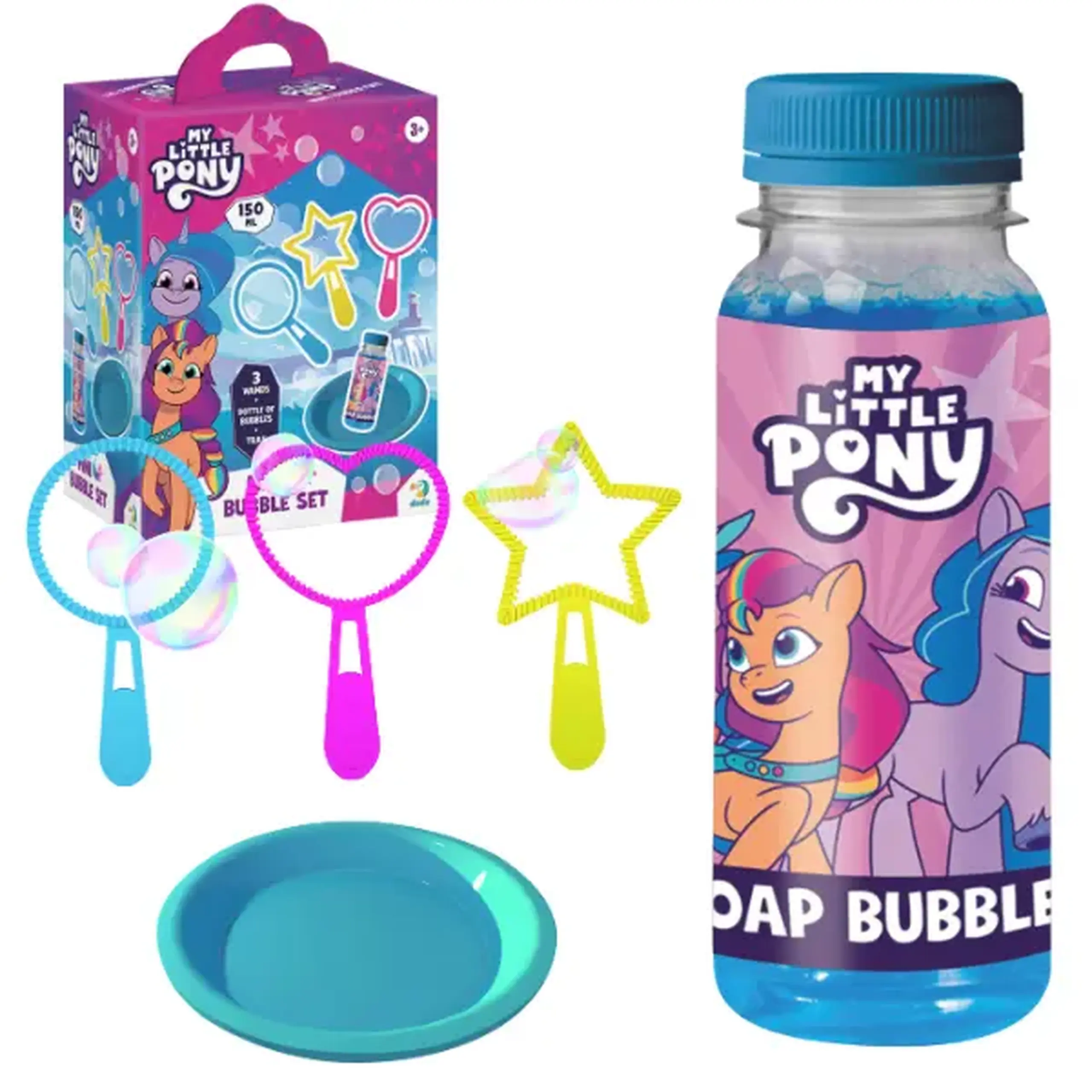 Set pentru baloane de săpun "Micul meu ponei", 150 ml
