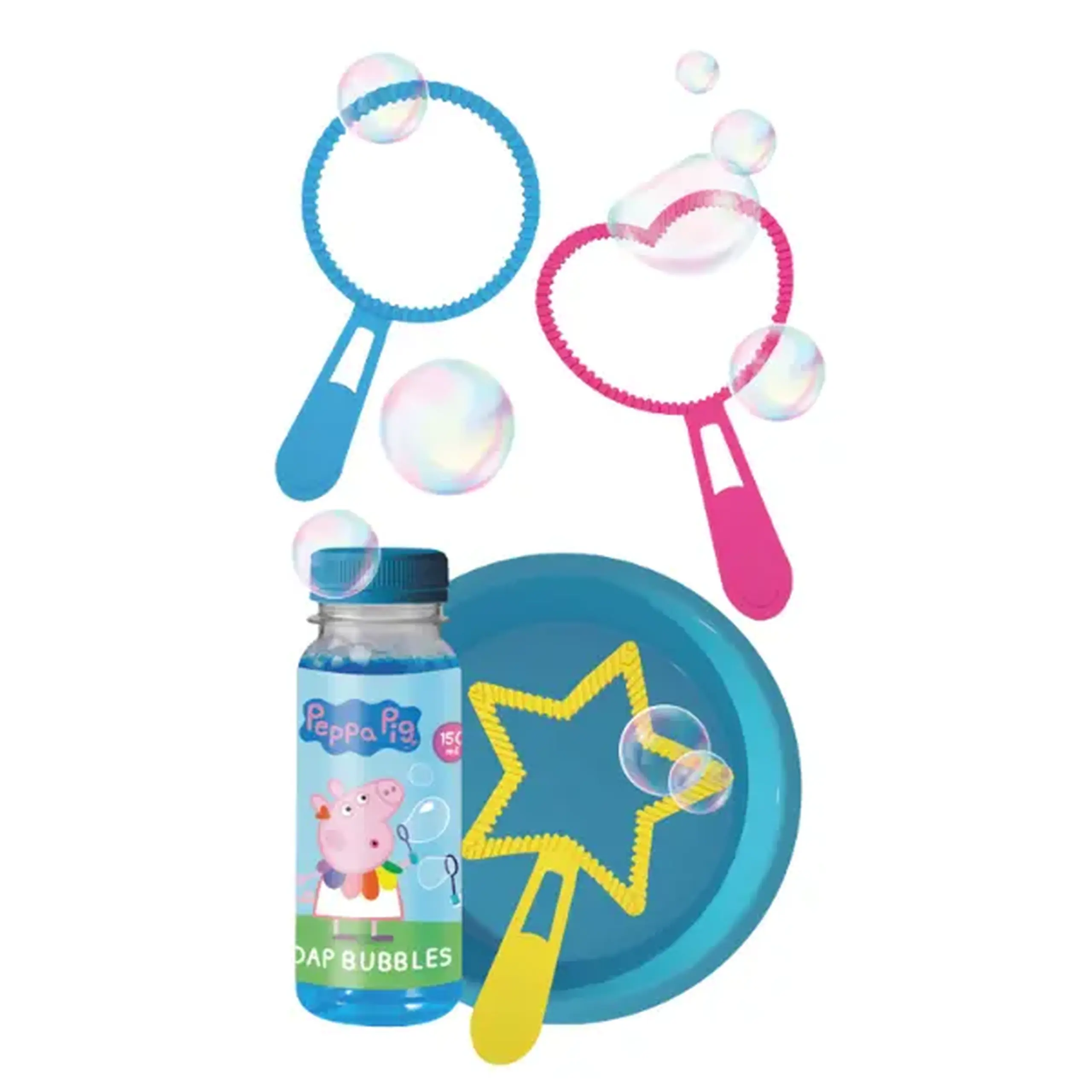 Set pentru baloane de săpun "Purcelușa Peppa", 150 ml
