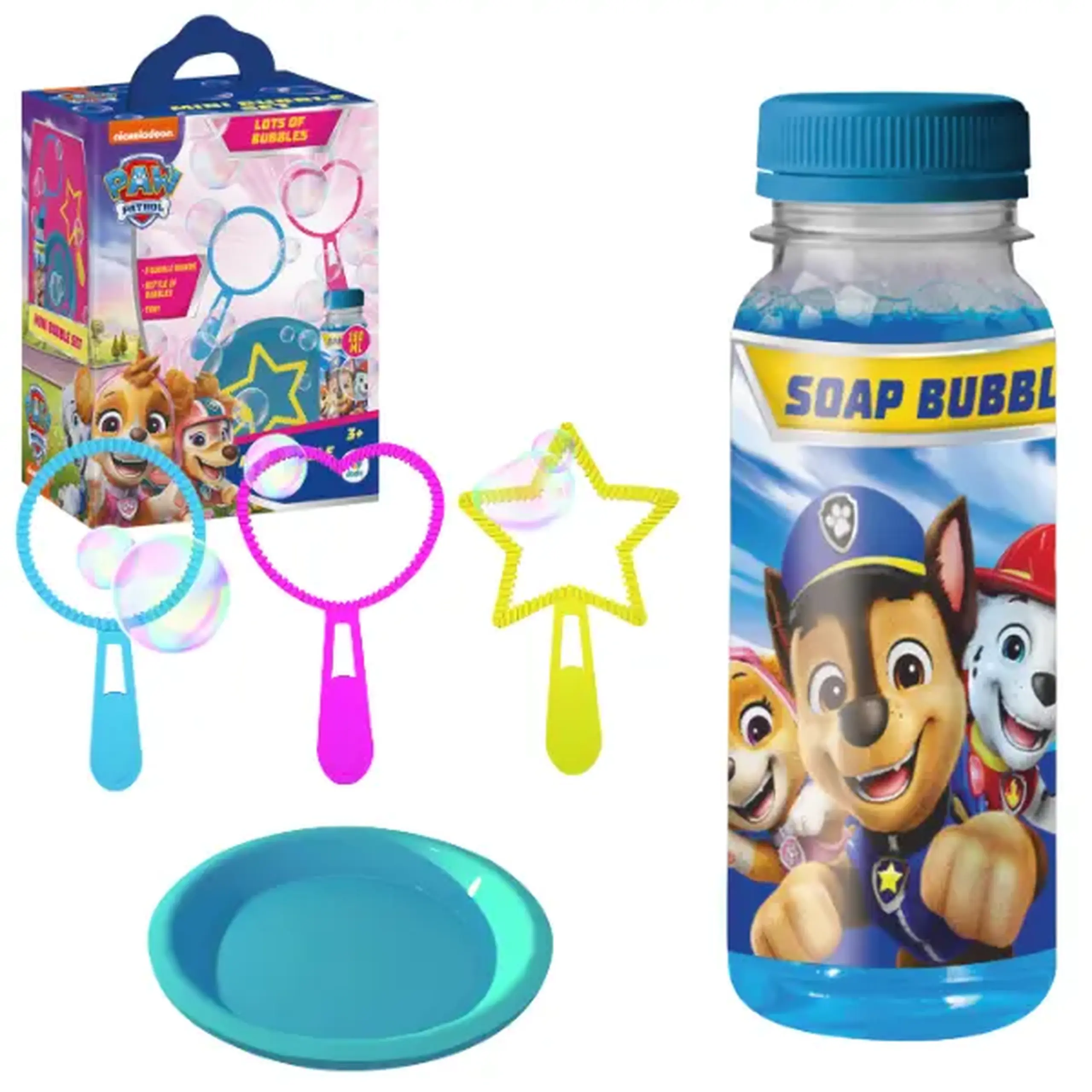 Set pentru baloane de săpun "Patrula cățelușilor", 150 ml