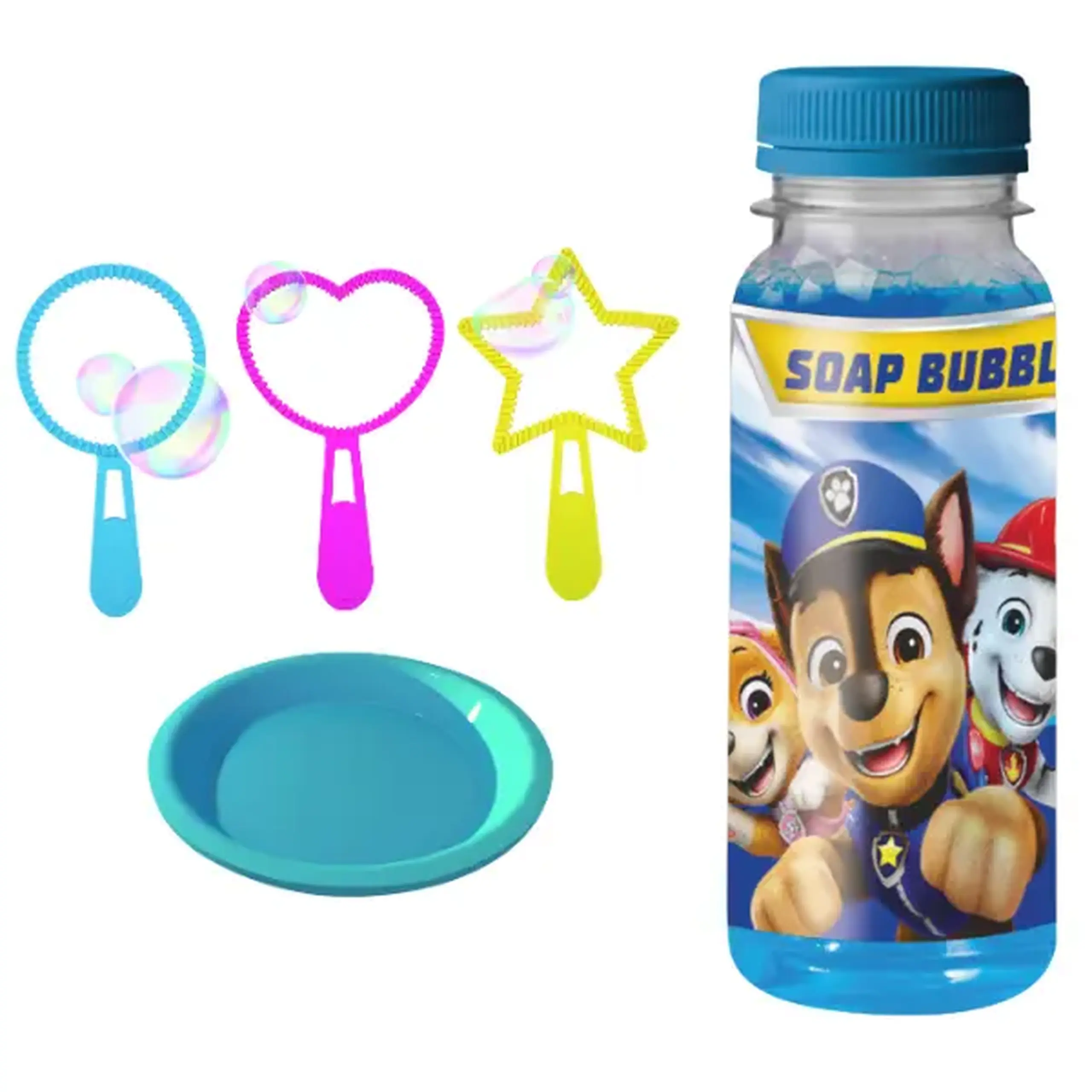 Set pentru baloane de săpun "Patrula cățelușilor", 150 ml