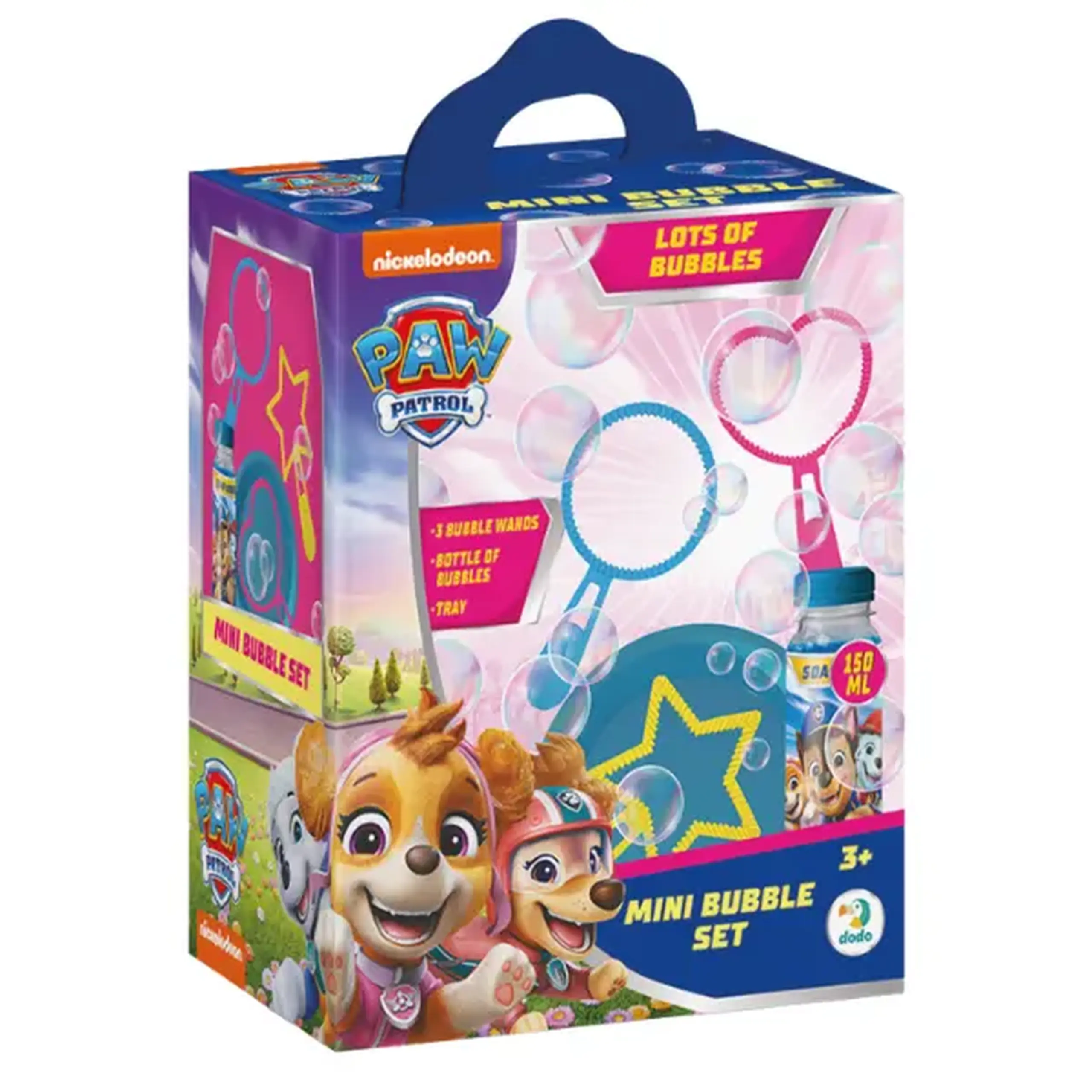 Set pentru baloane de săpun "Patrula cățelușilor", 150 ml