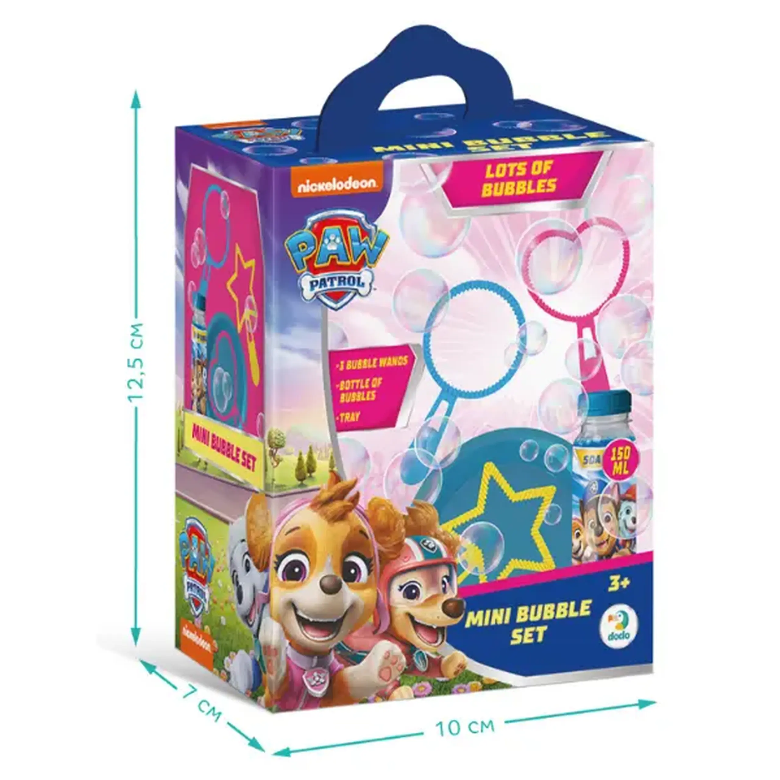 Set pentru baloane de săpun "Patrula cățelușilor", 150 ml