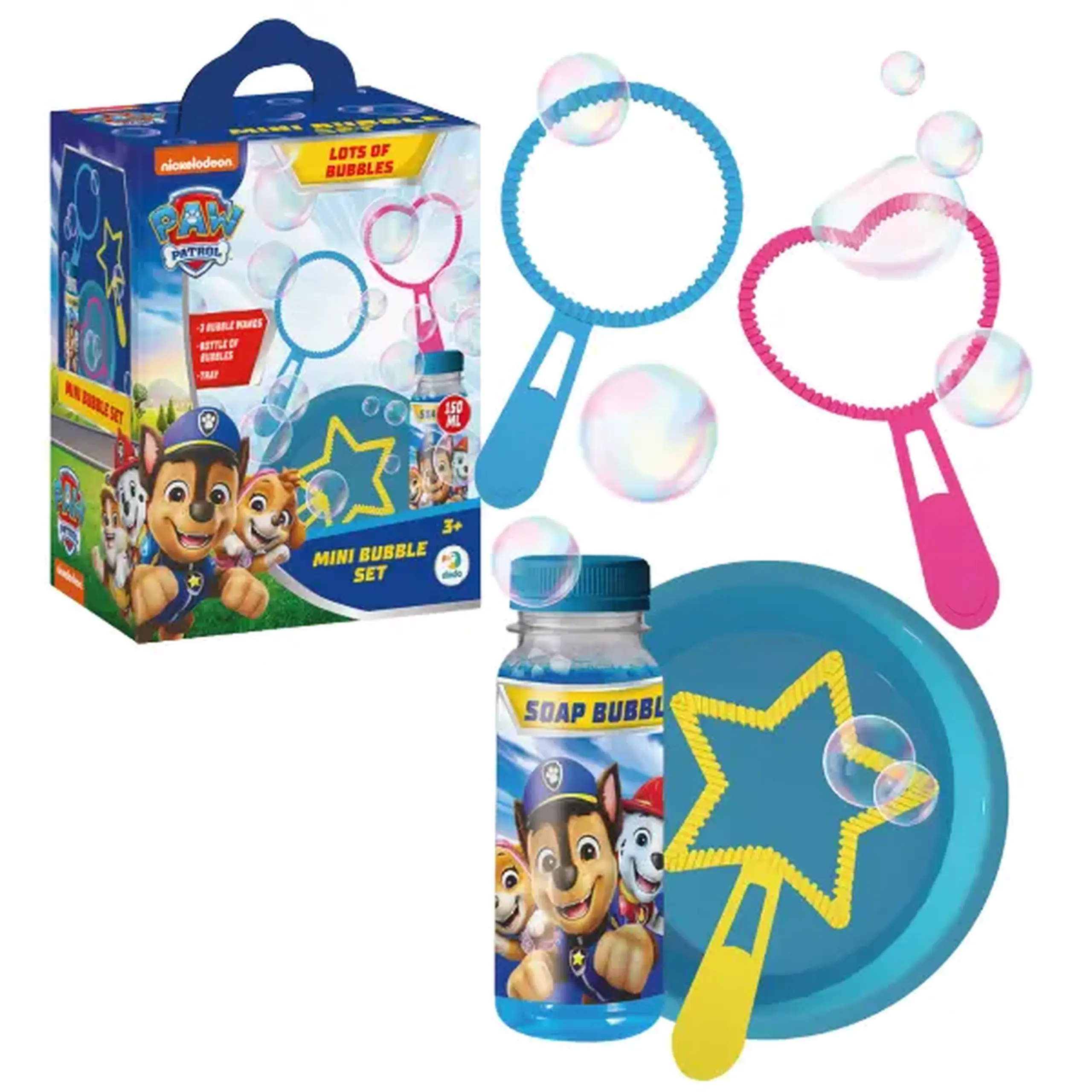 Set mini baloane de săpun "Patrula Căţeluşilor", 150 ml