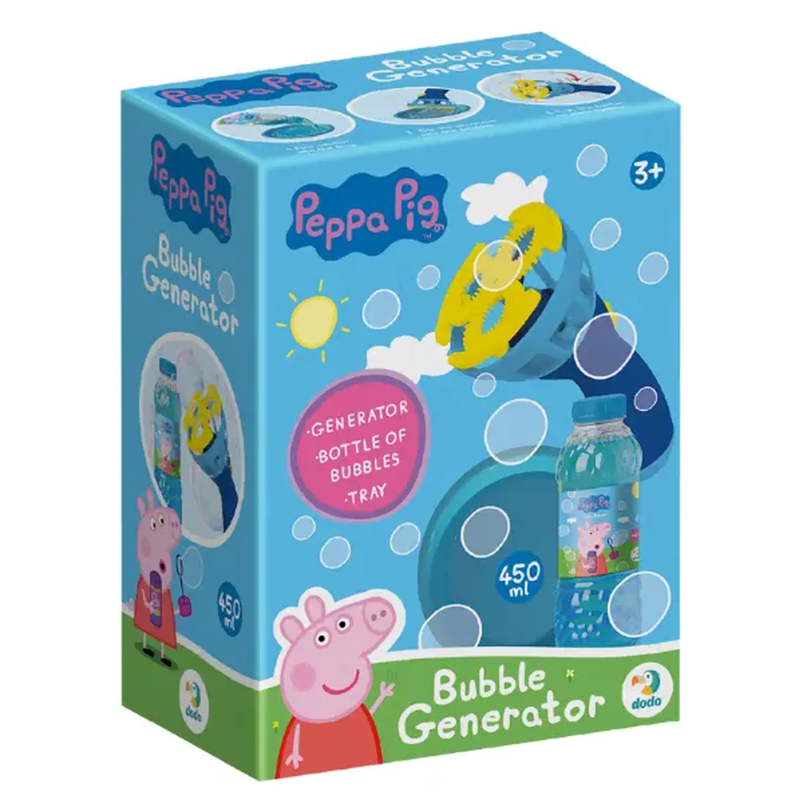 Suflantă cu bule "Purcelușa Peppa", 450 ml