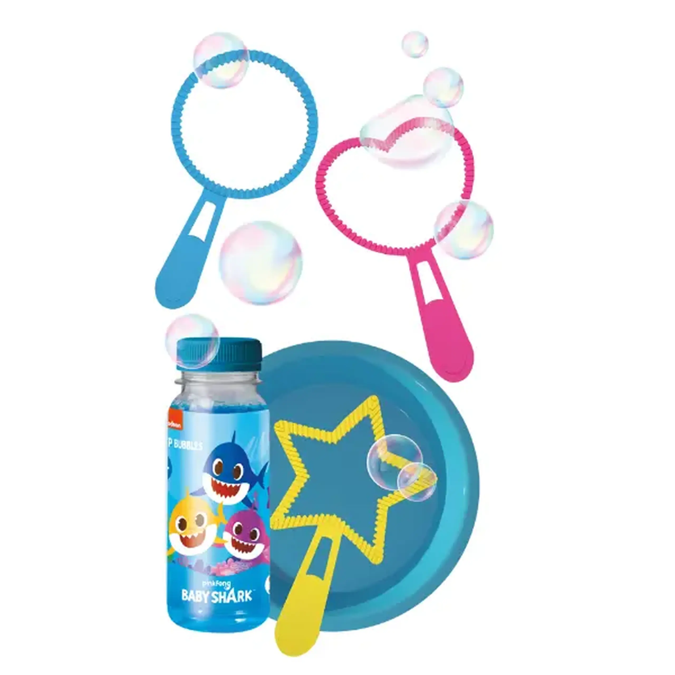 Set pentru baloane de săpun "Baby Shark", 150 ml