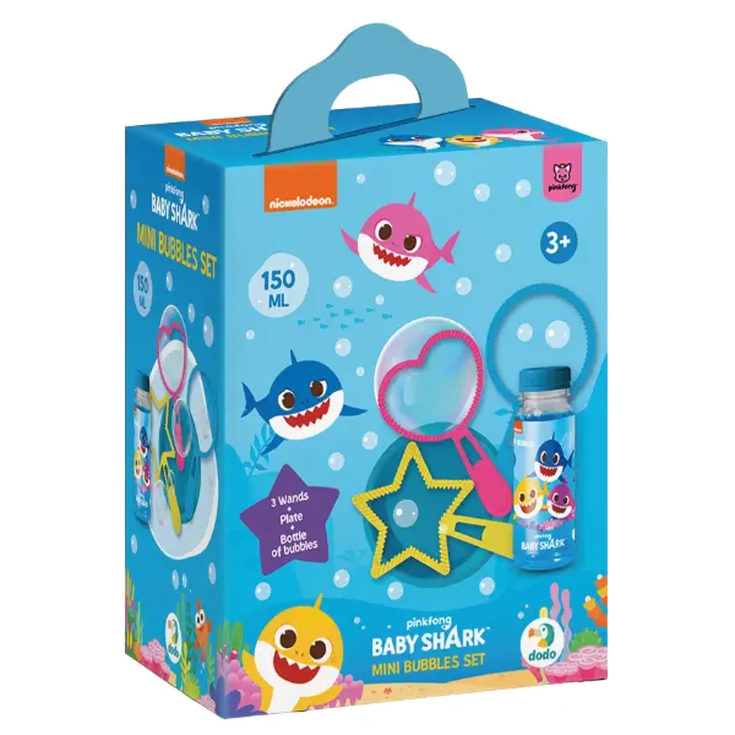 Set pentru baloane de săpun "Baby Shark", 150 ml