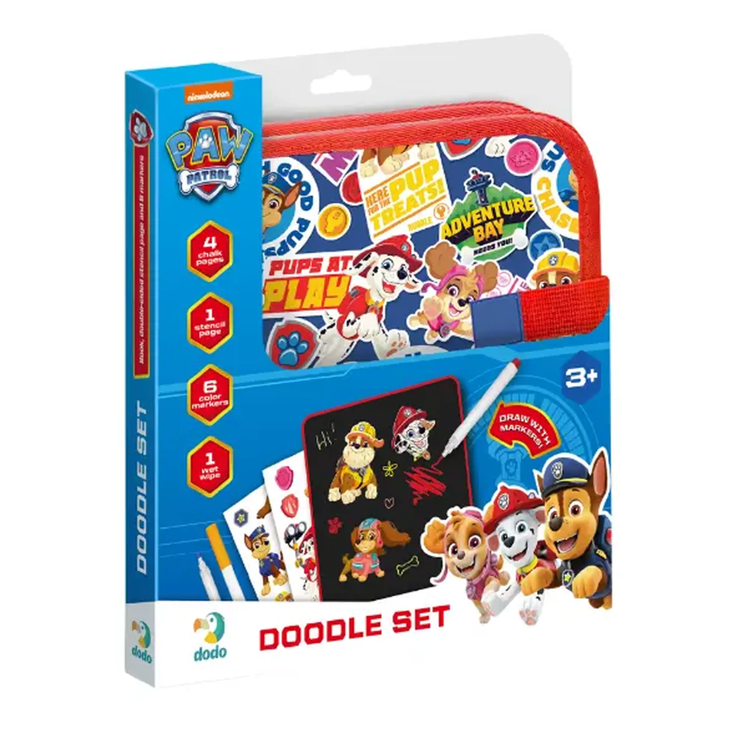 Set de colorat pentru copii, seria Patrula Cățelușilor