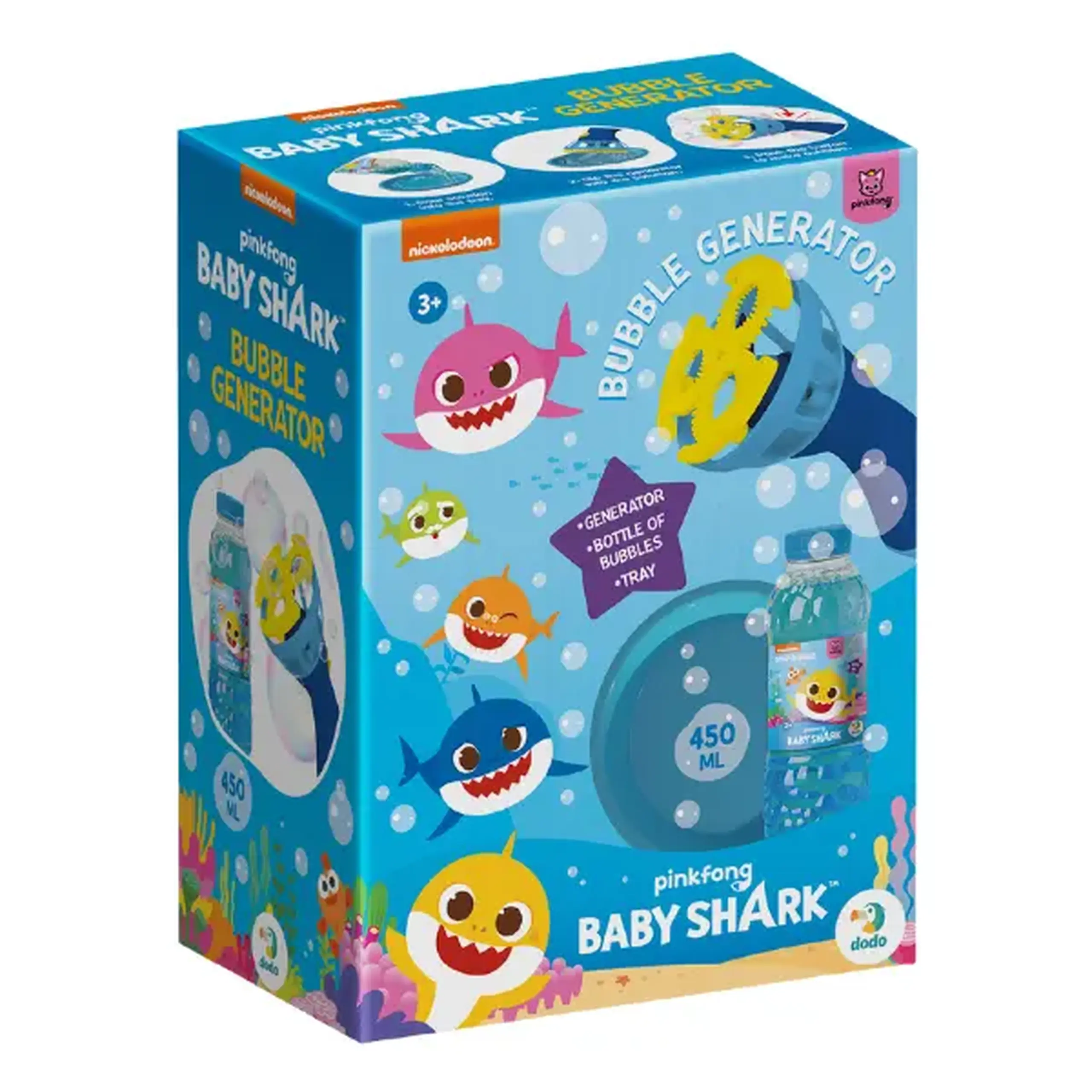 Suflantă cu bule "Baby Shark", 450 ml
