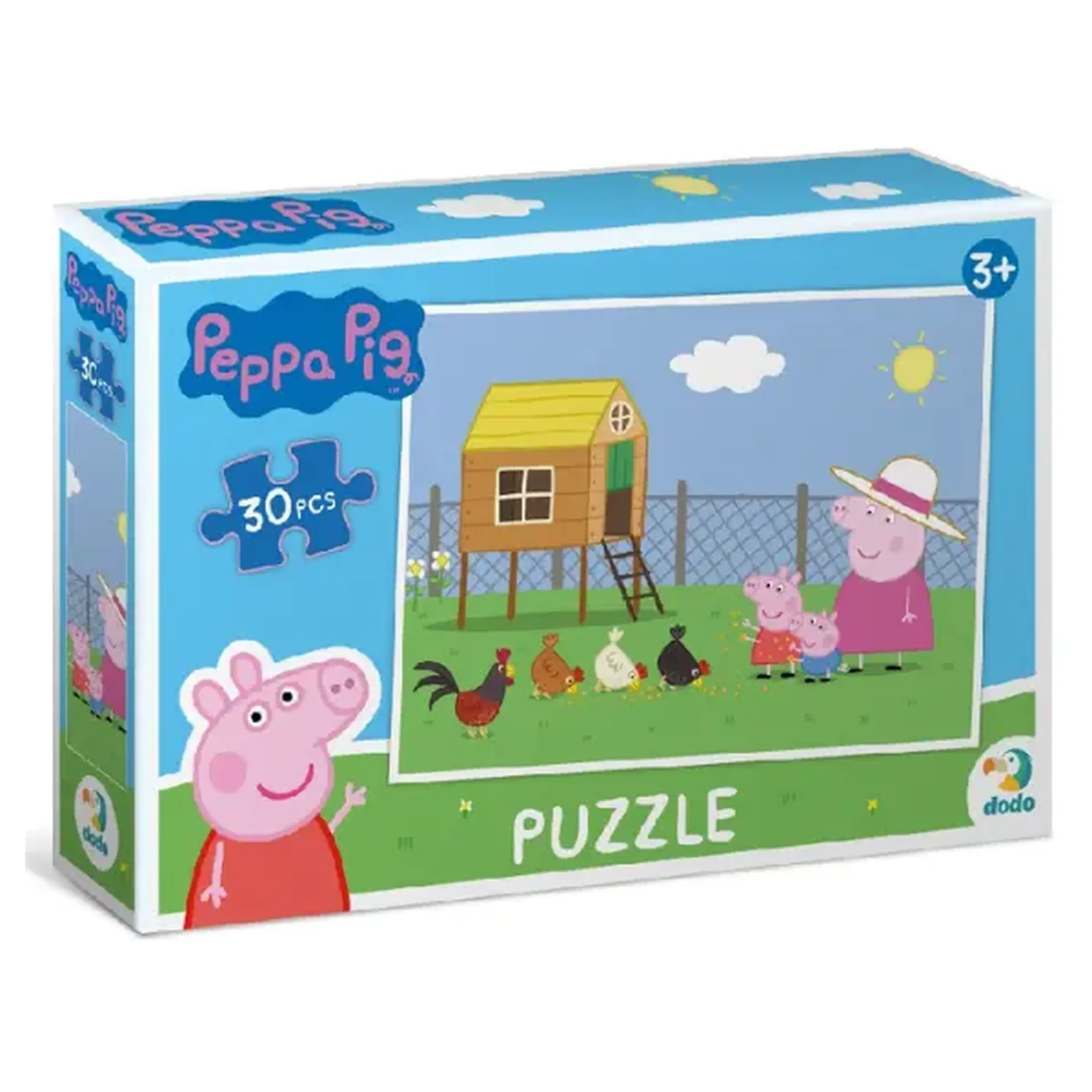 Puzzle "Peppa și puișorii", seria Purcelușa Peppa, 30 elem.