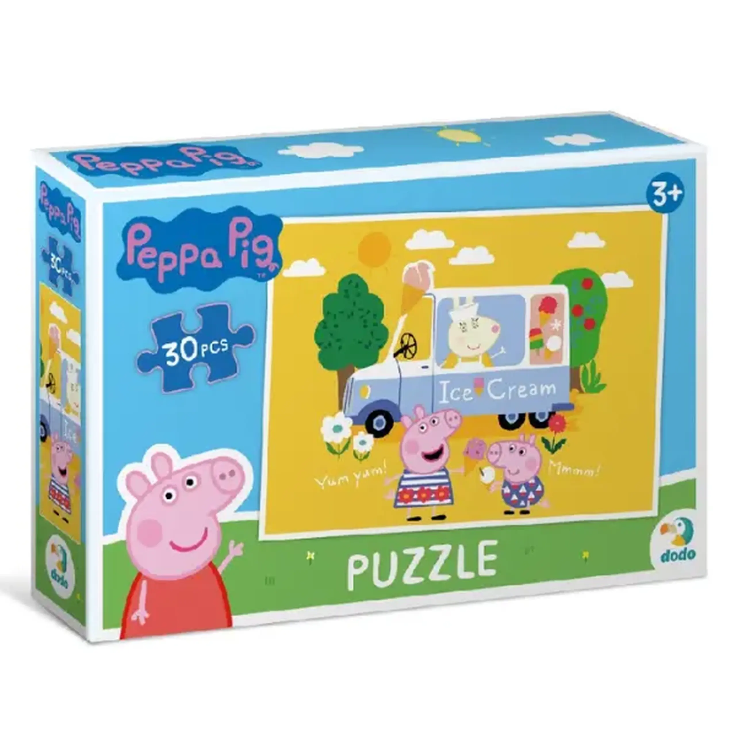 Puzzle "Înghețata preferată a lui Peppa", seria Purcelușa Peppa, 30 elem.