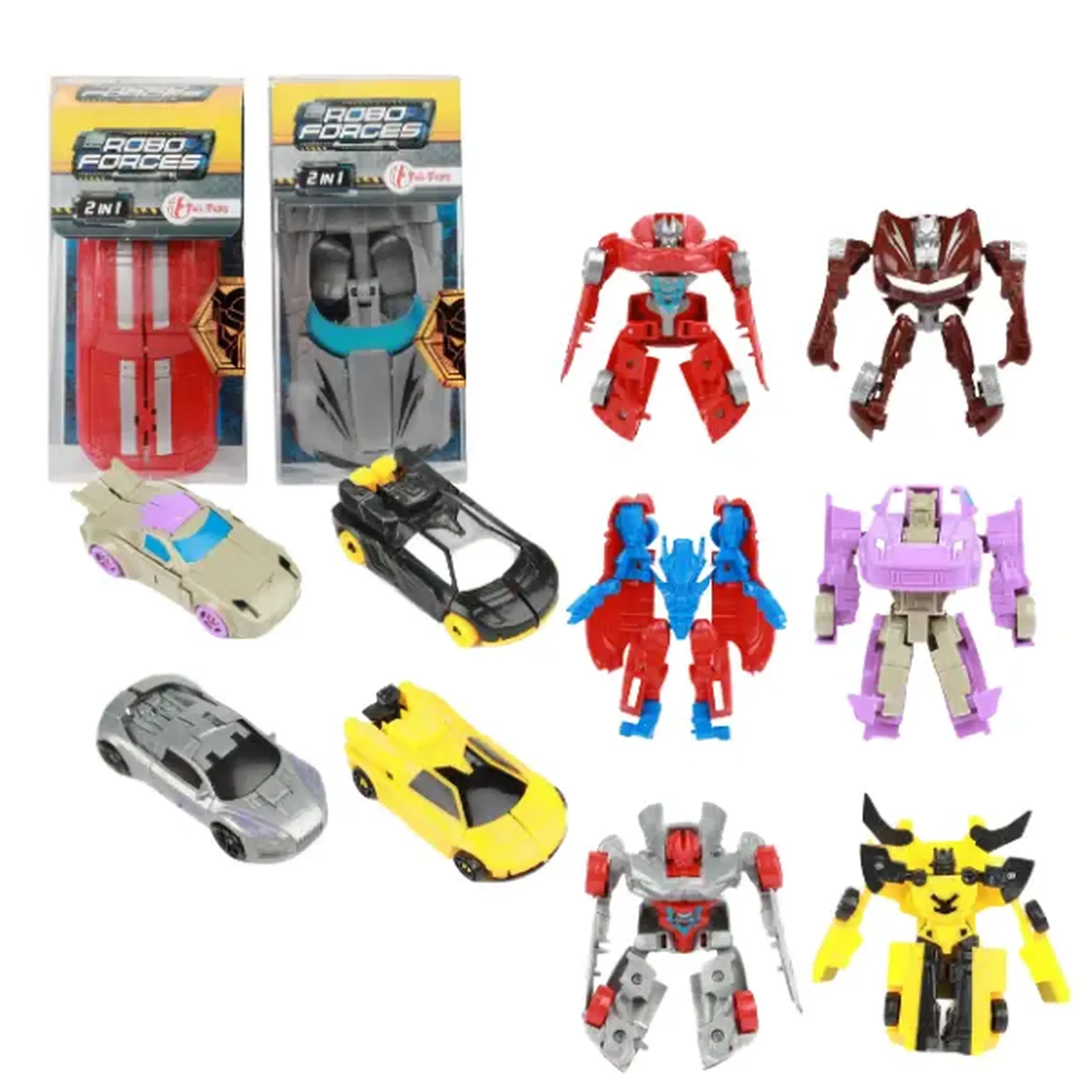 Robot-mașină 2 în 1 "Roboforces", (as.)