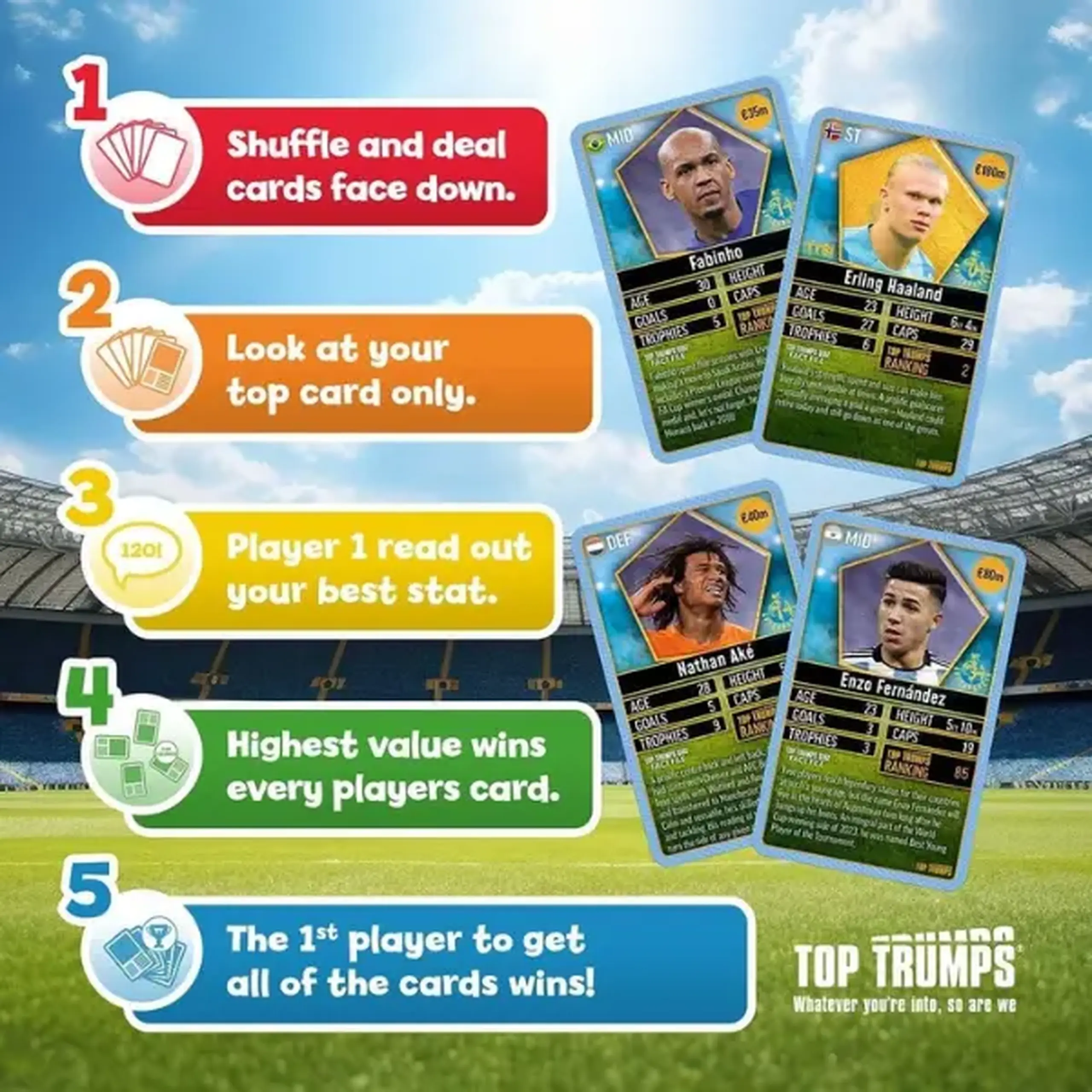Joc de masă Top Trumps "World Football Stars 200" (3)