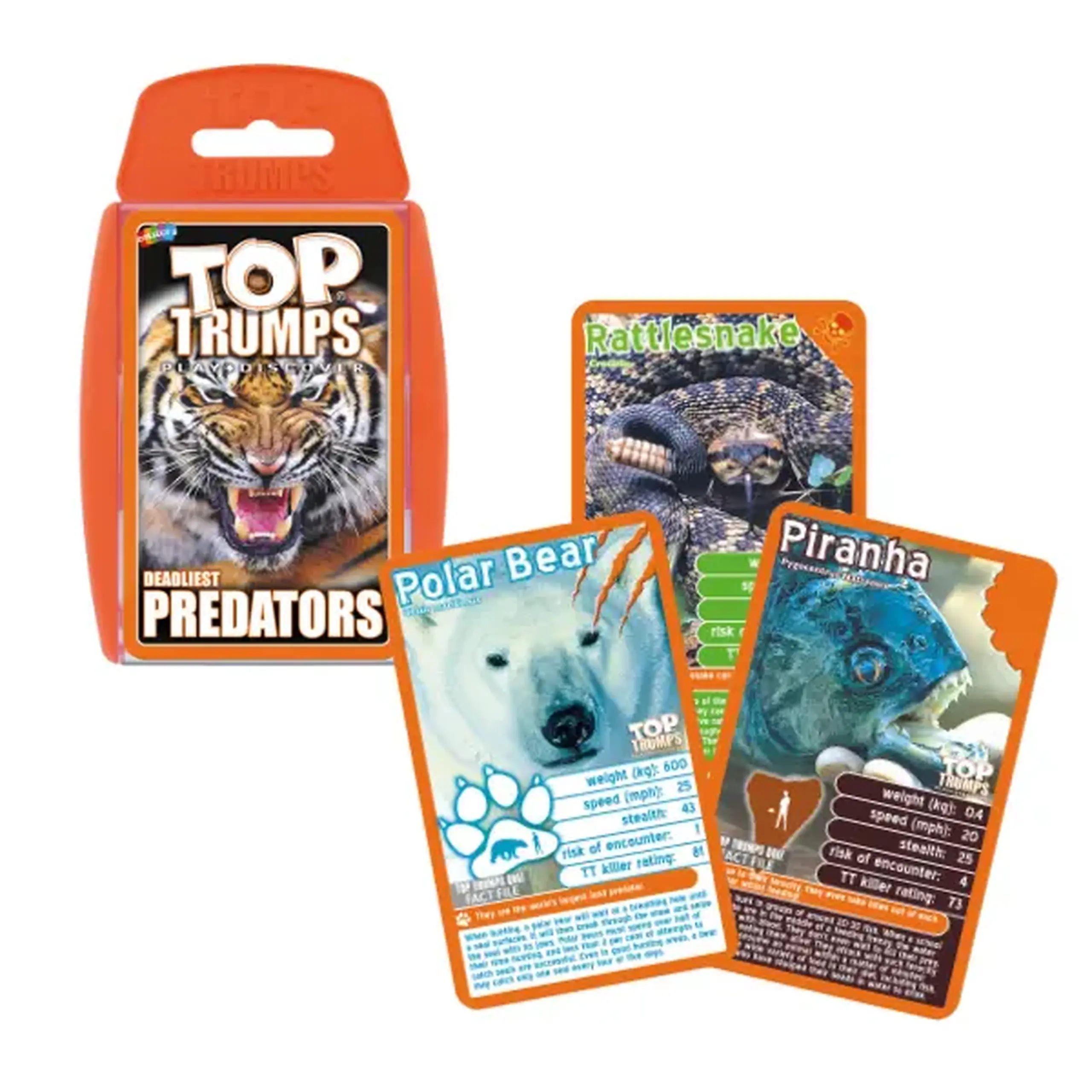 Joc de masă Top Trumps "Prădători" (en)