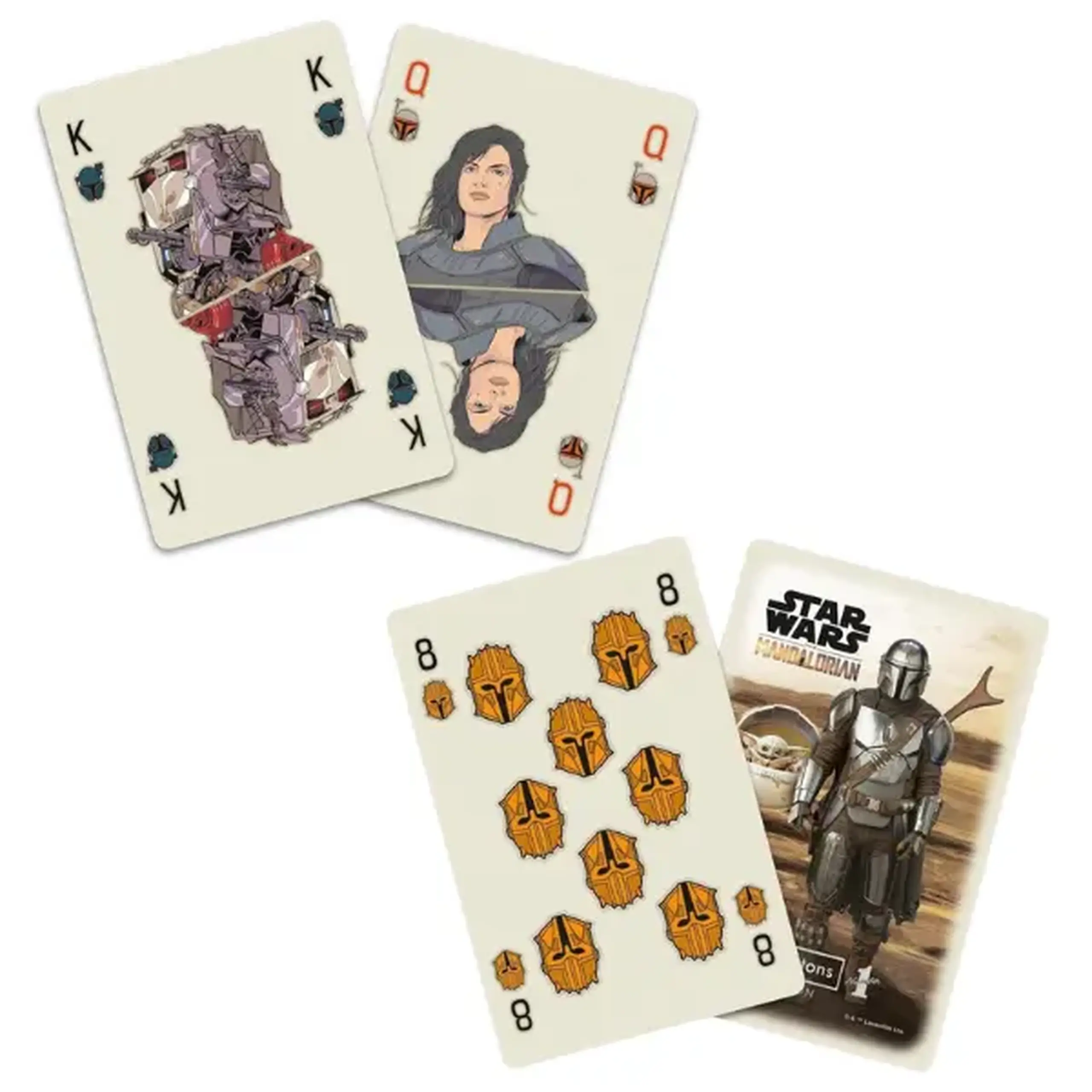 Cărţi de joc Waddingtons No. 1 "Star Wars: Mandalorian"