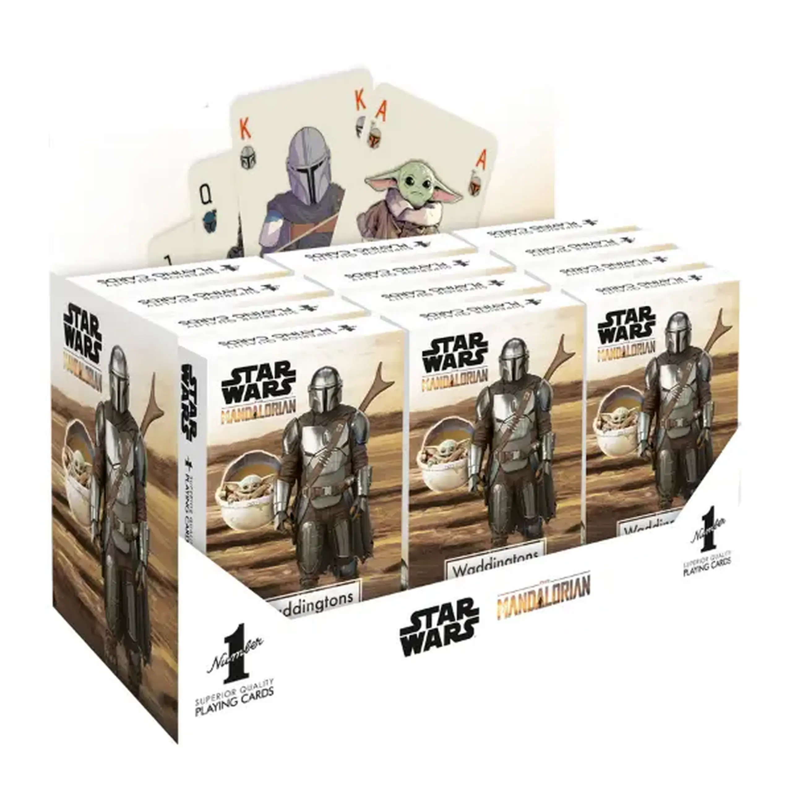 Cărţi de joc Waddingtons No. 1 "Star Wars: Mandalorian"