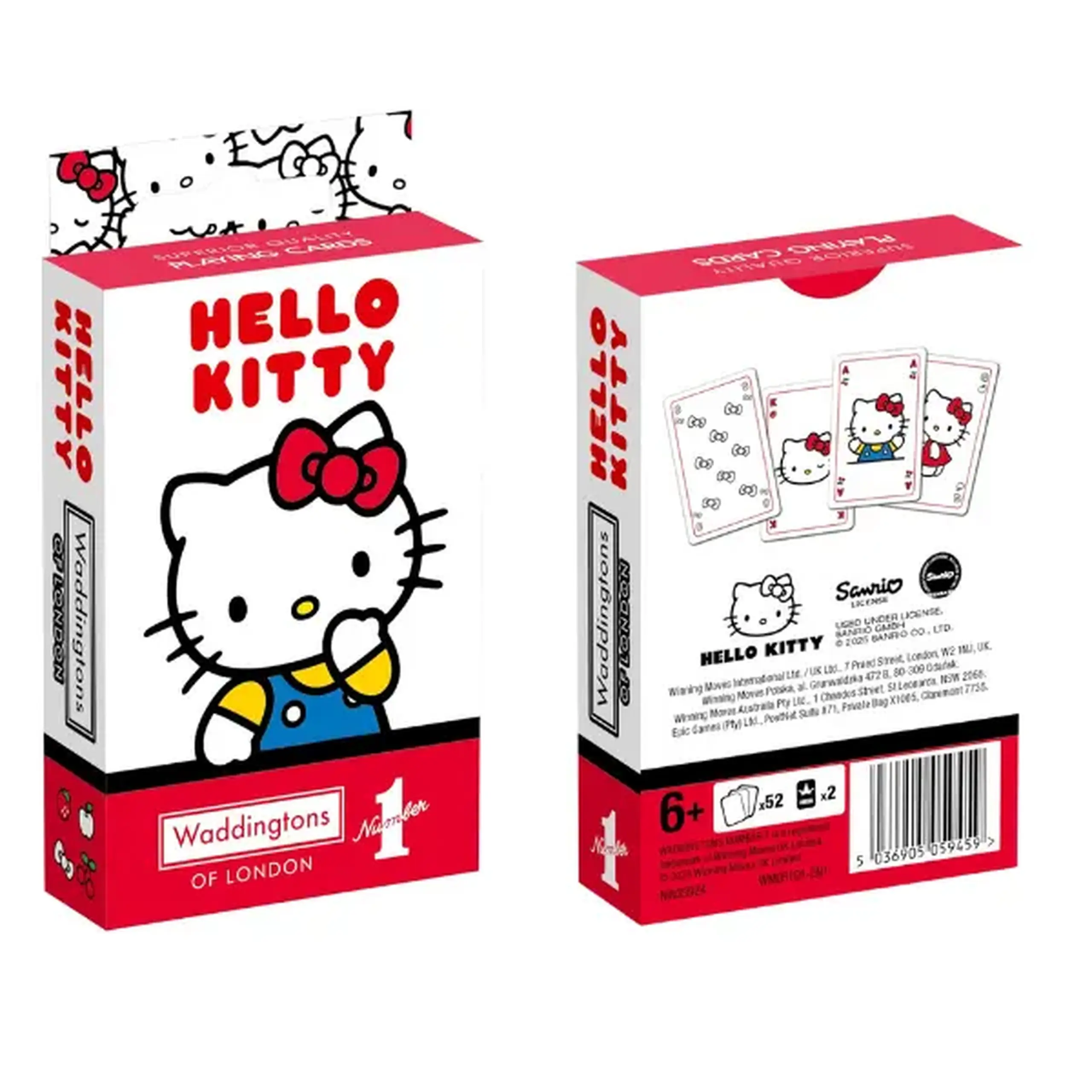 Cărţi de joc Waddingtons No. 1 "Hello Kitty"