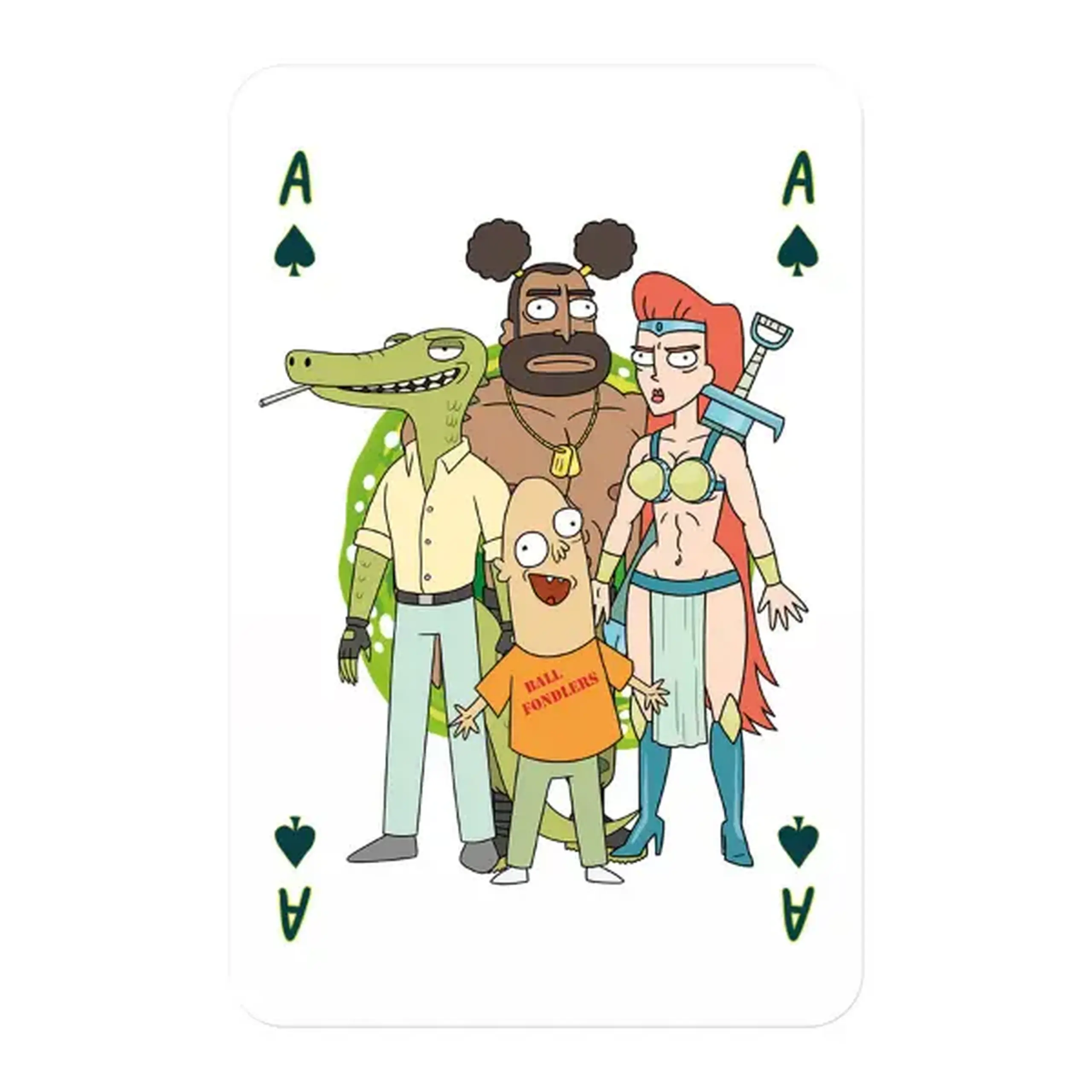 Cărţi de joc Waddingtons No. 1 "Rick și Morty"